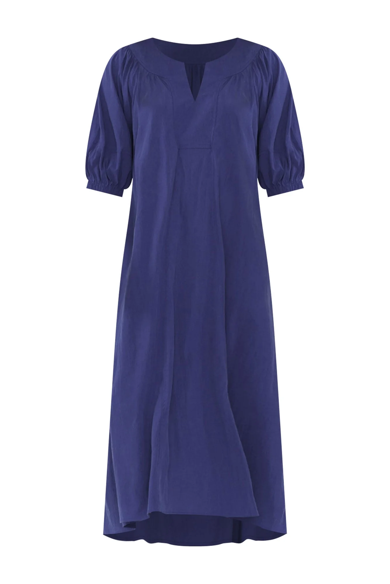 Nellie Blue Pocket Midi Dress