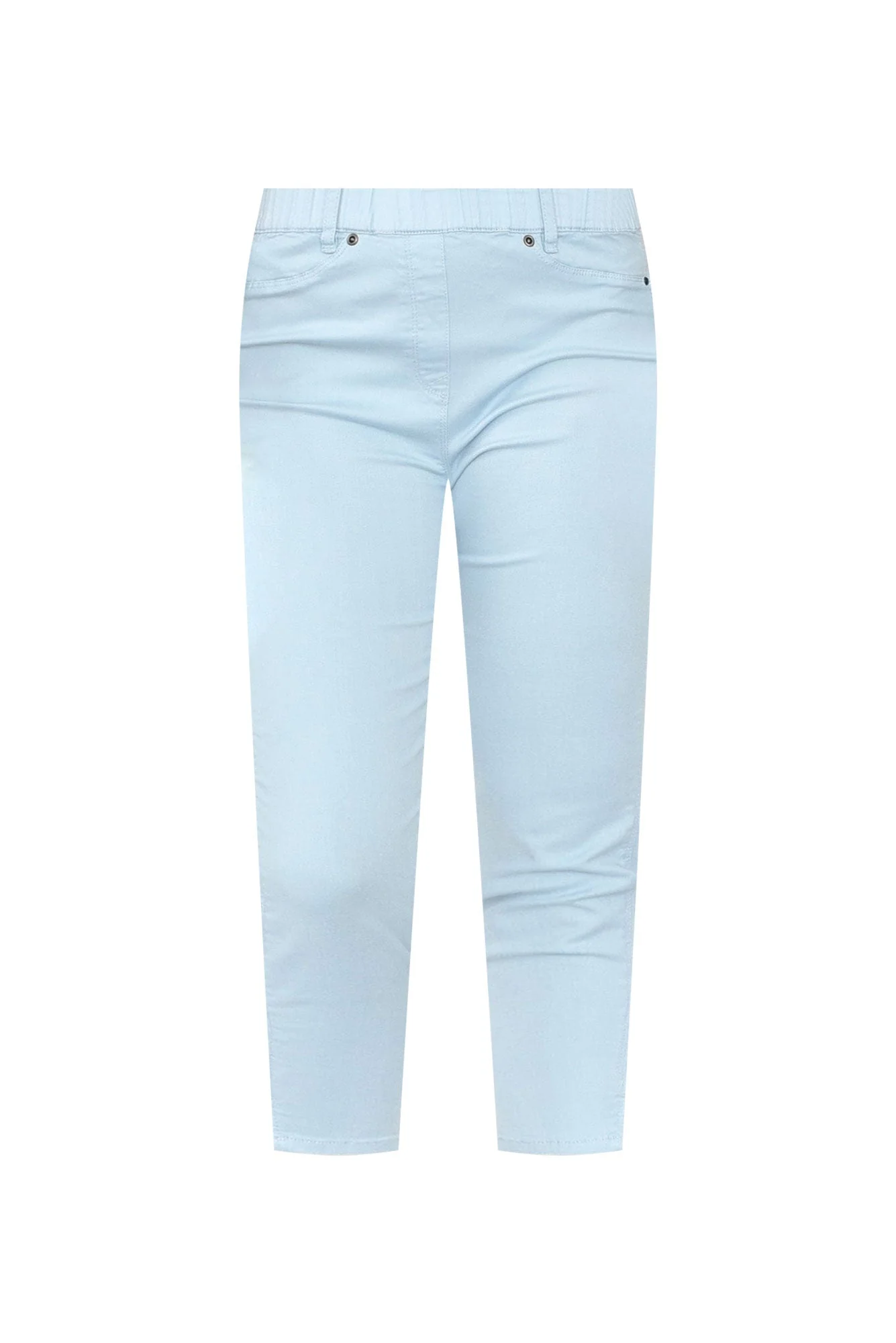 Reed Blue Stretch Cotton Capri Pants