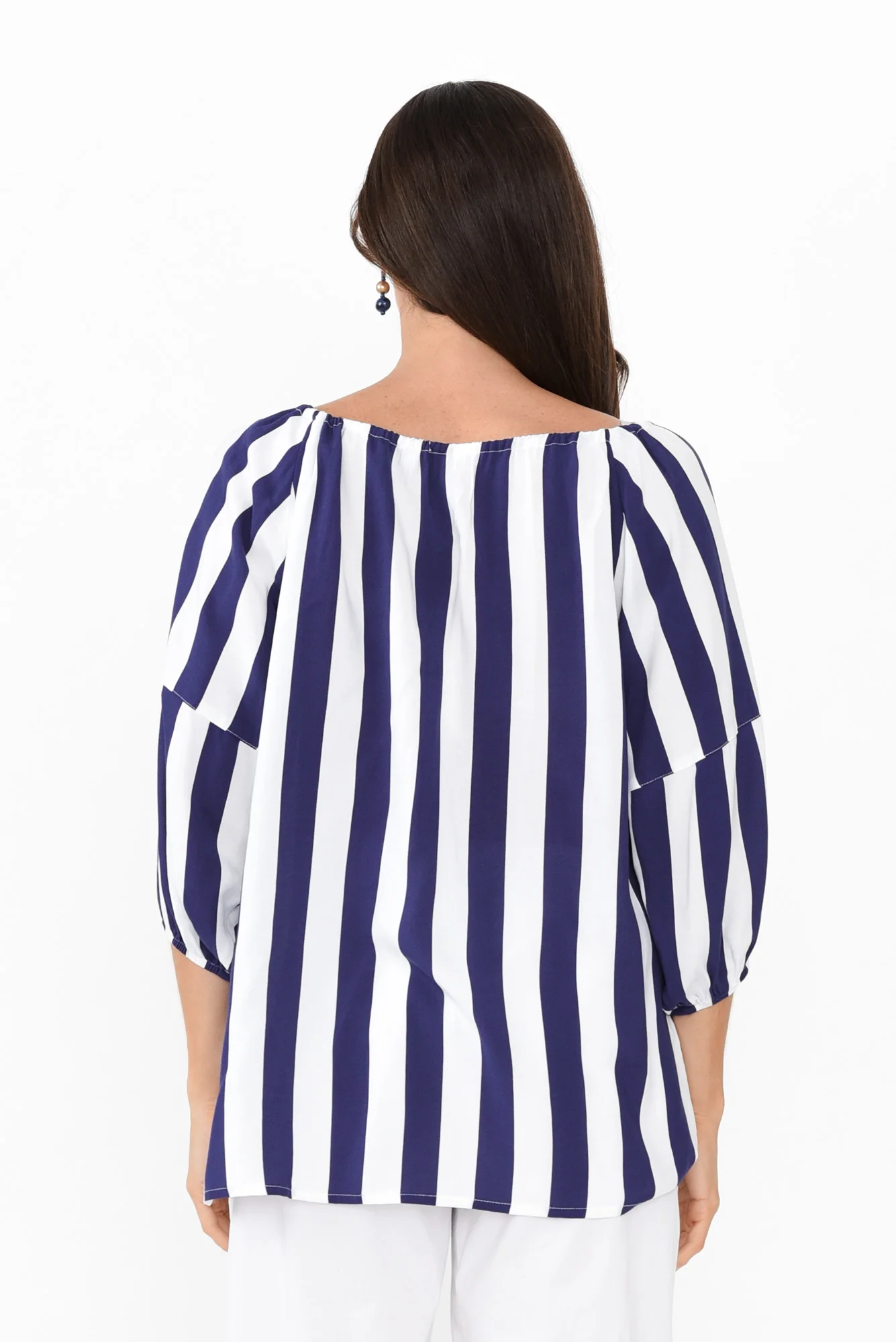 Camilla Blue Stripe Top