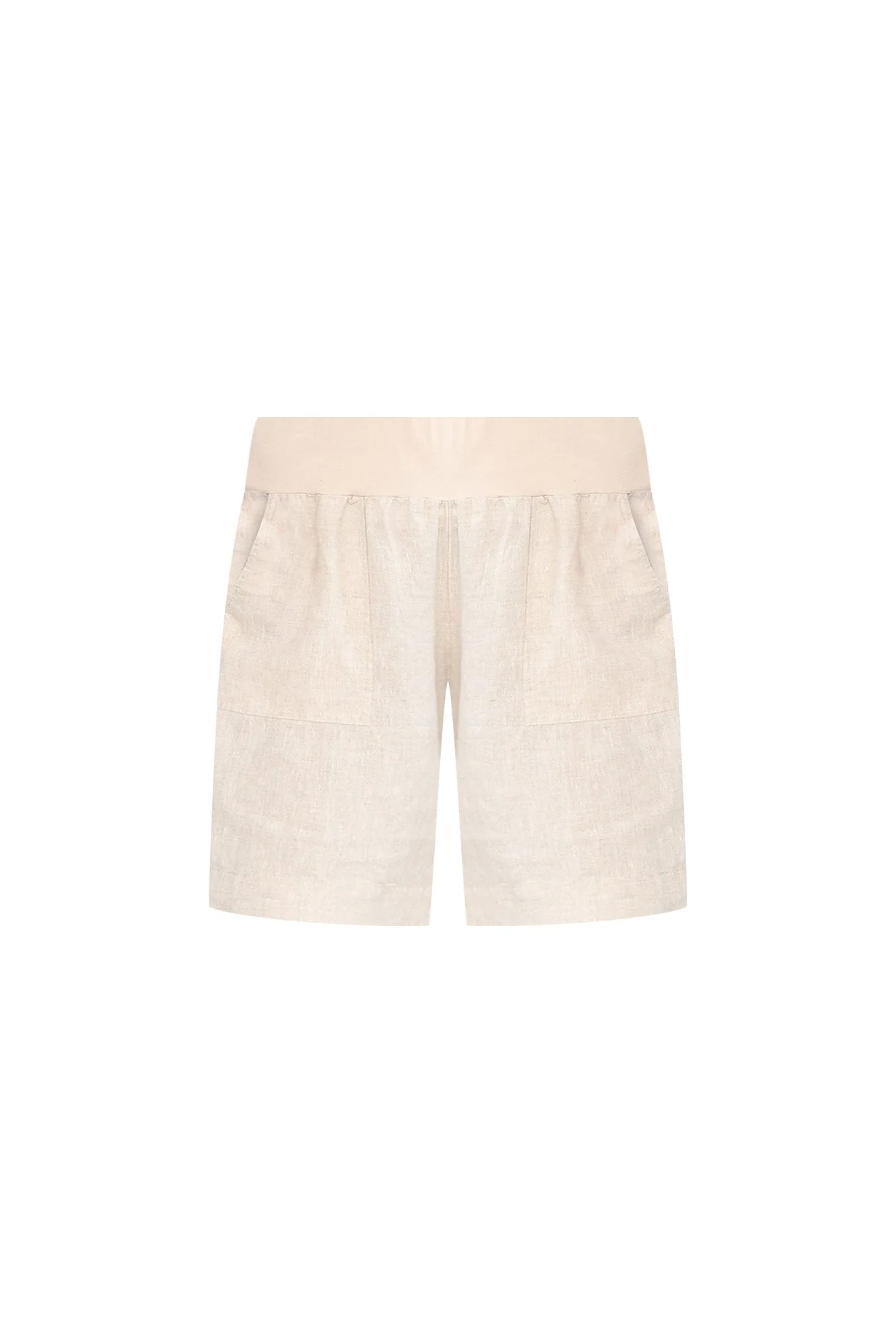 Aster Natural Linen Shorts