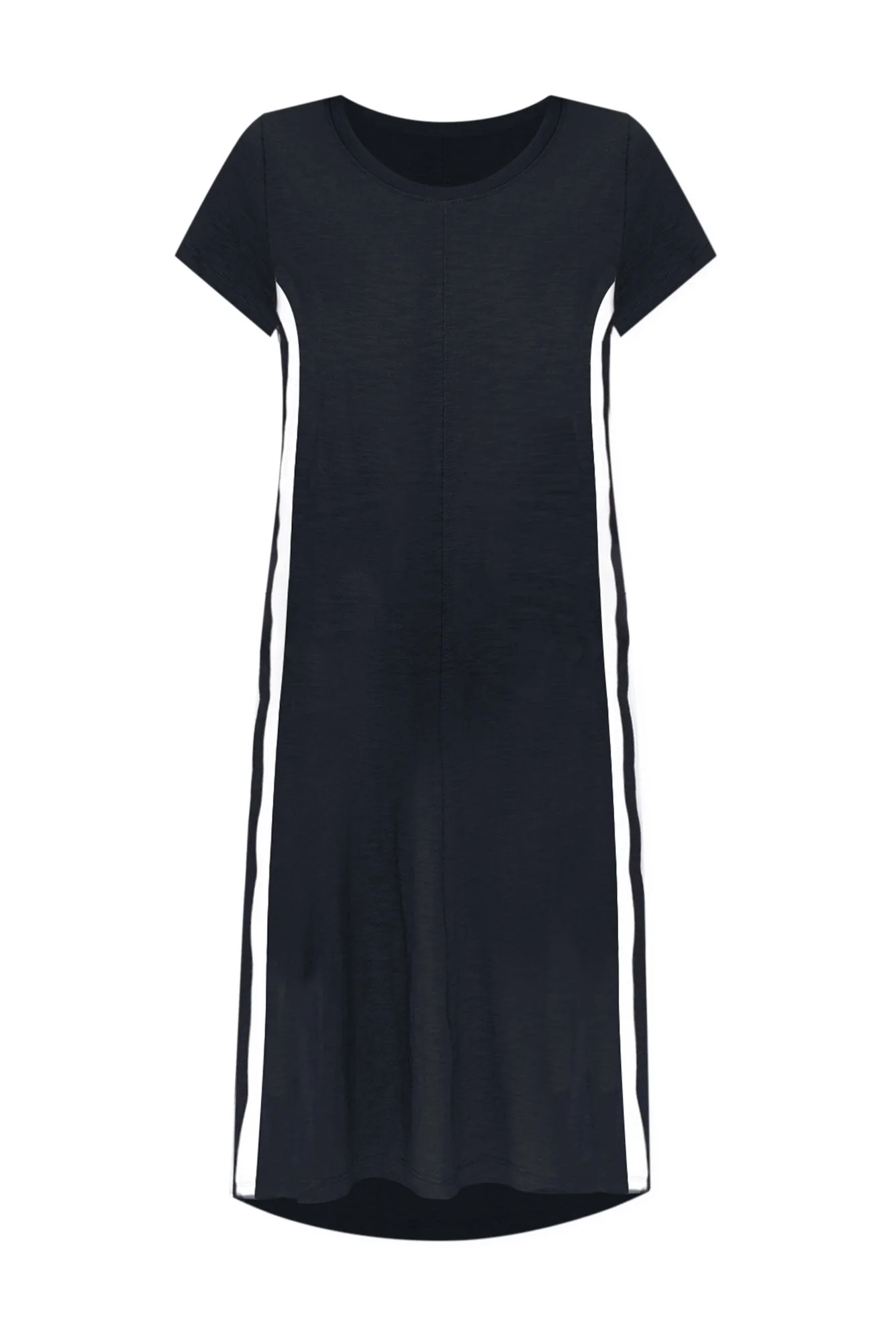 Recovery Navy Trim Cotton Dress