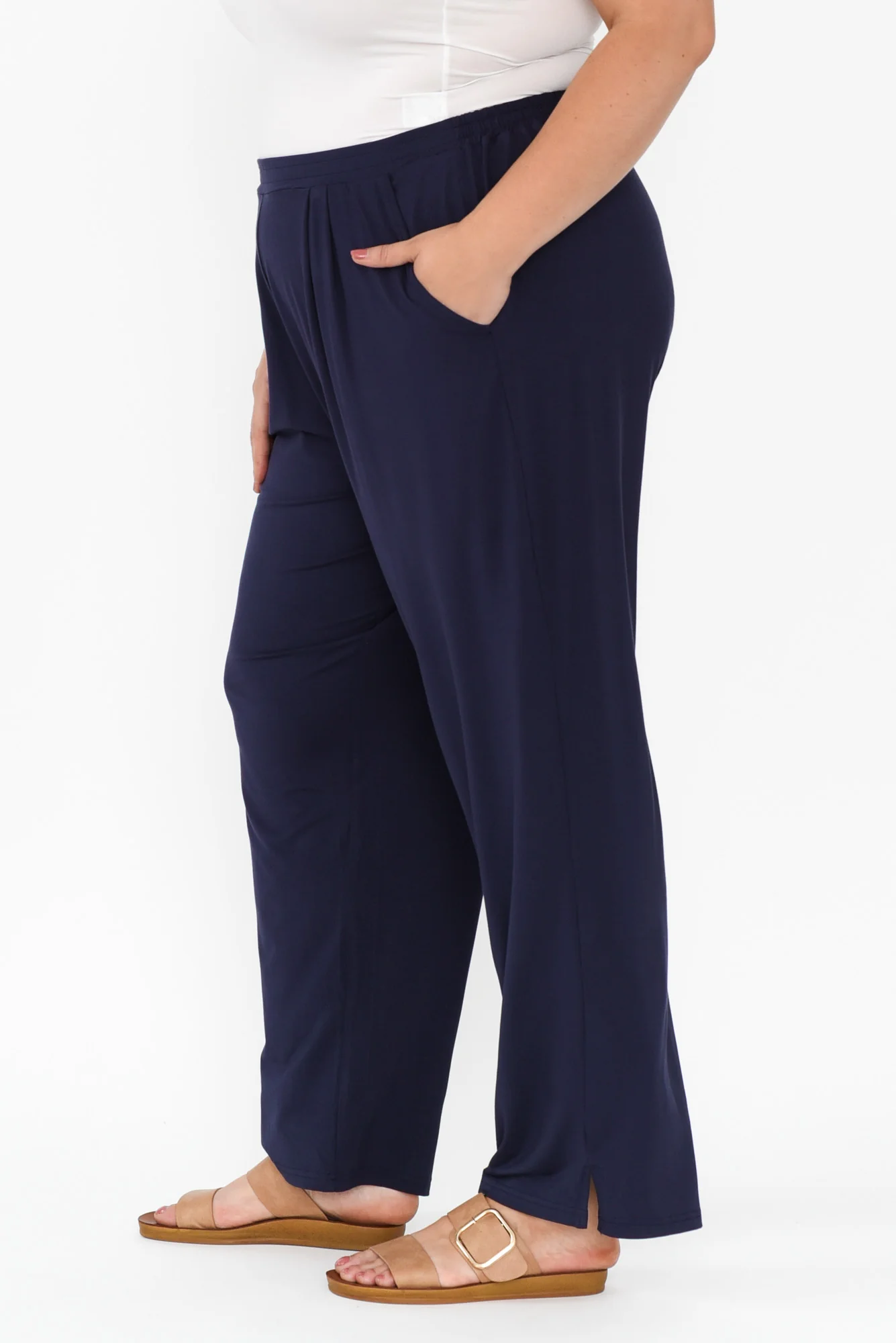 Lopez Navy Pocket Pants