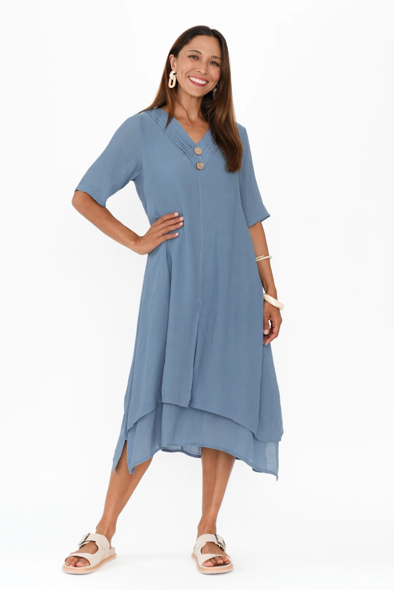 Nala Steel Layers Dress