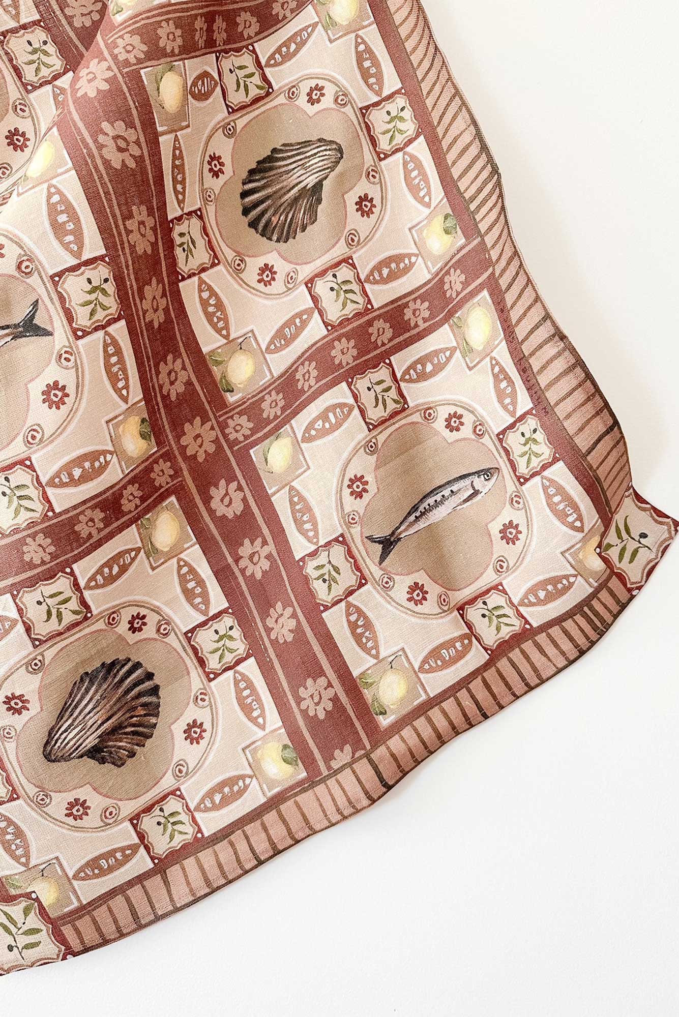 Whitney Spicer Cardimum Linen Tea Towel