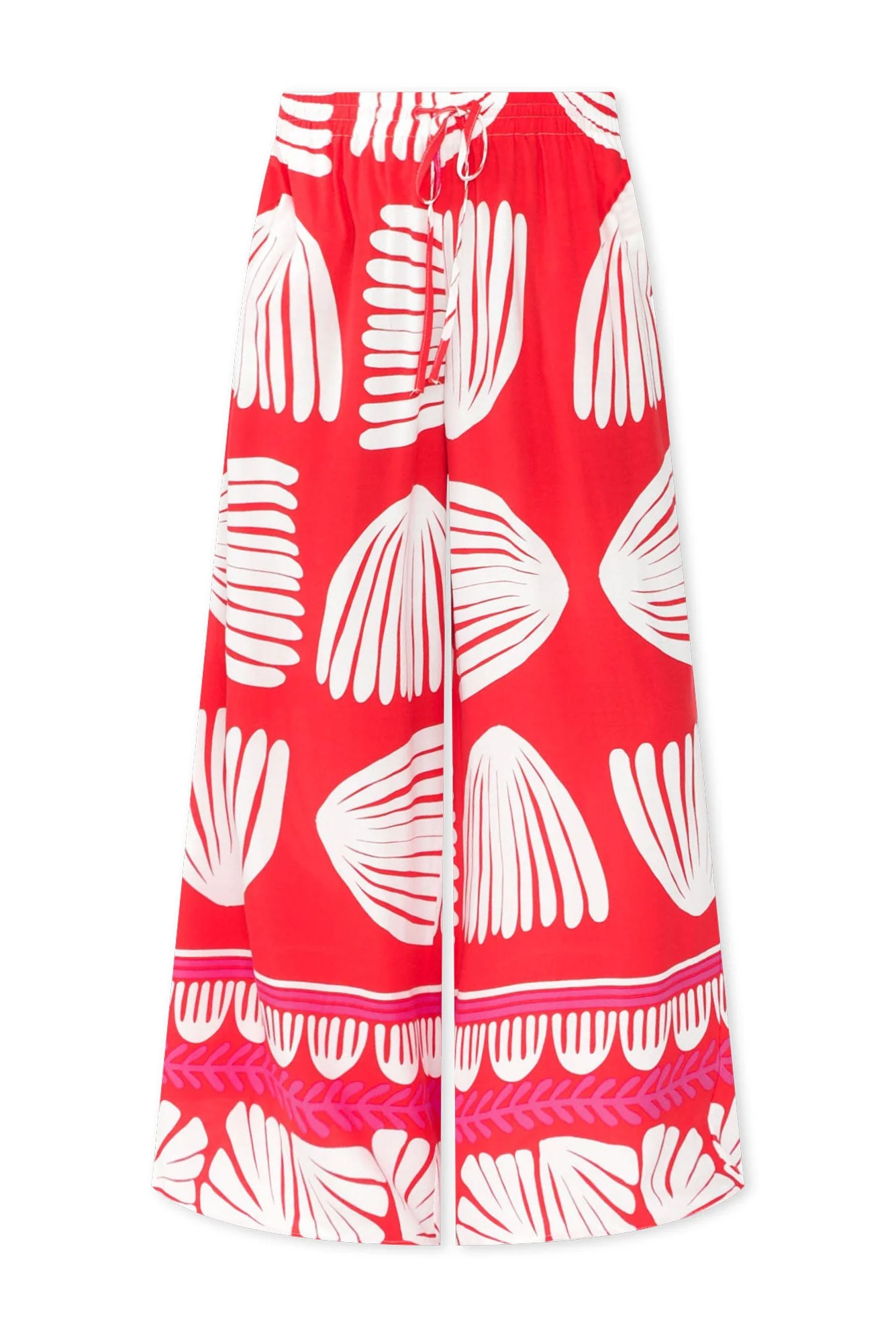 Olinda Red Shell Drawstring Pants