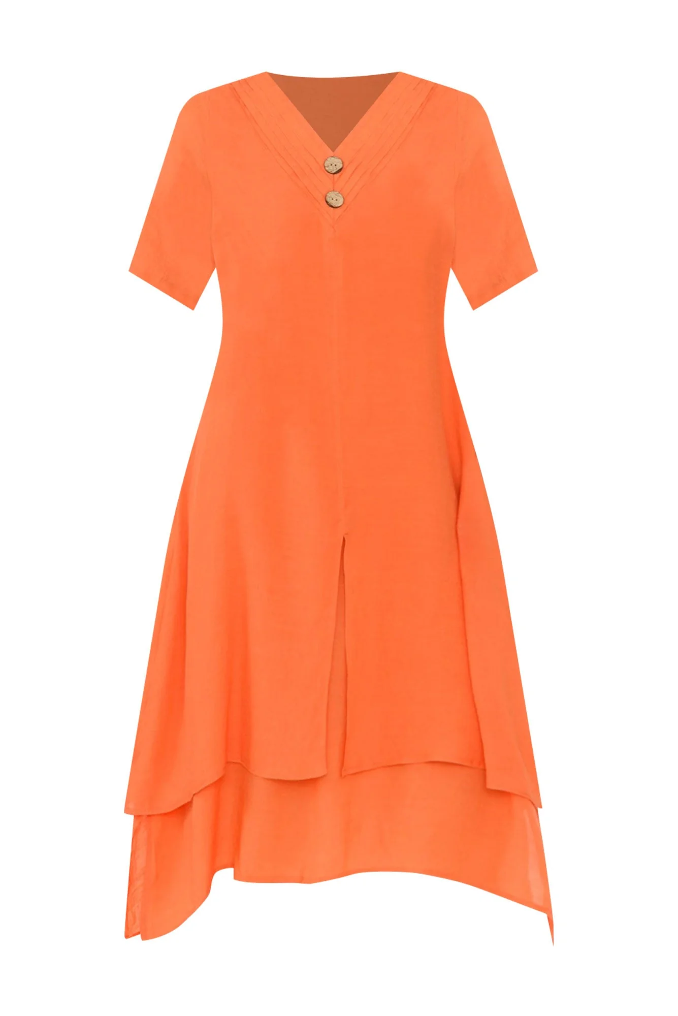 Nala Orange Layers Dress