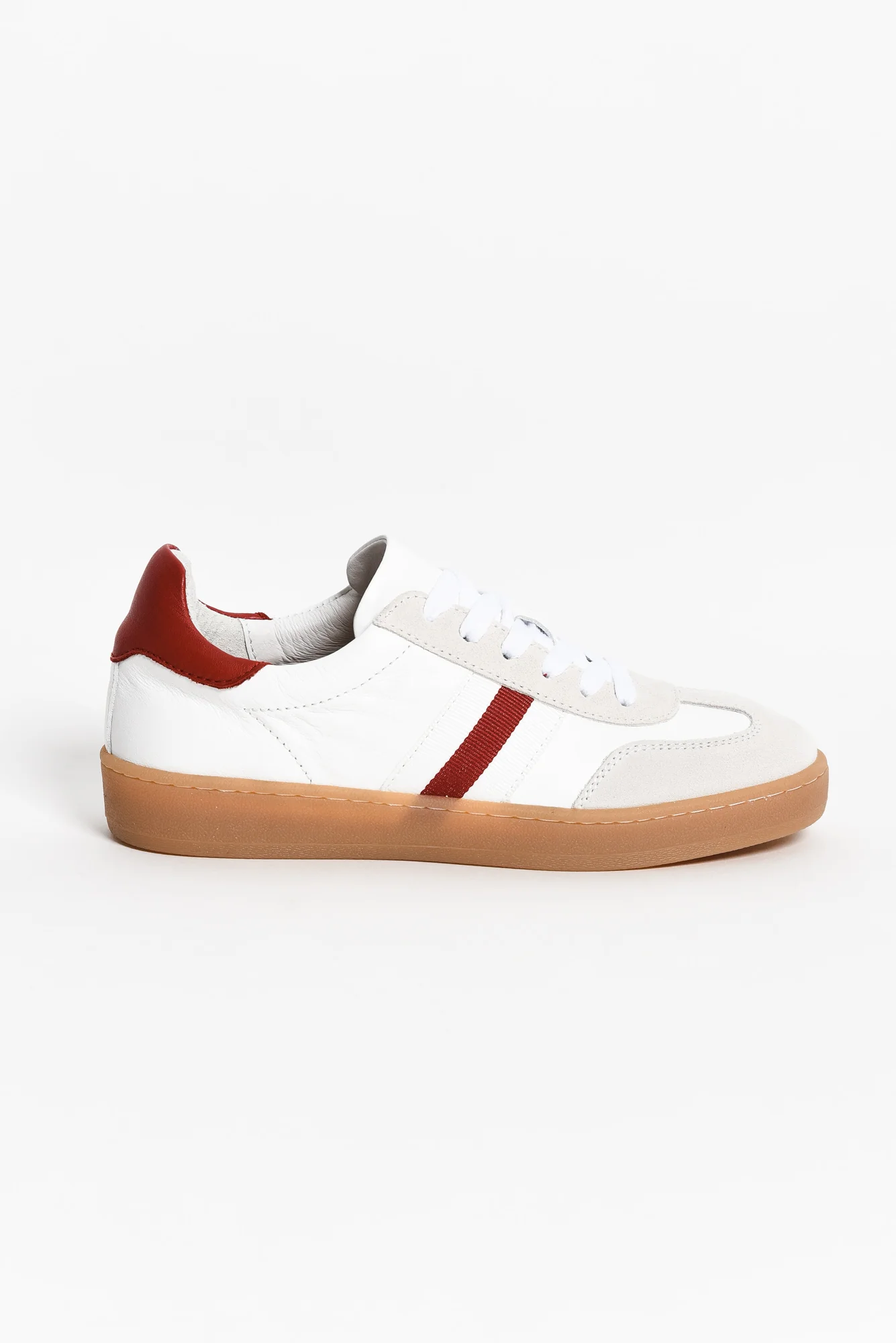 Aloha Red Stripe Suede Sneaker