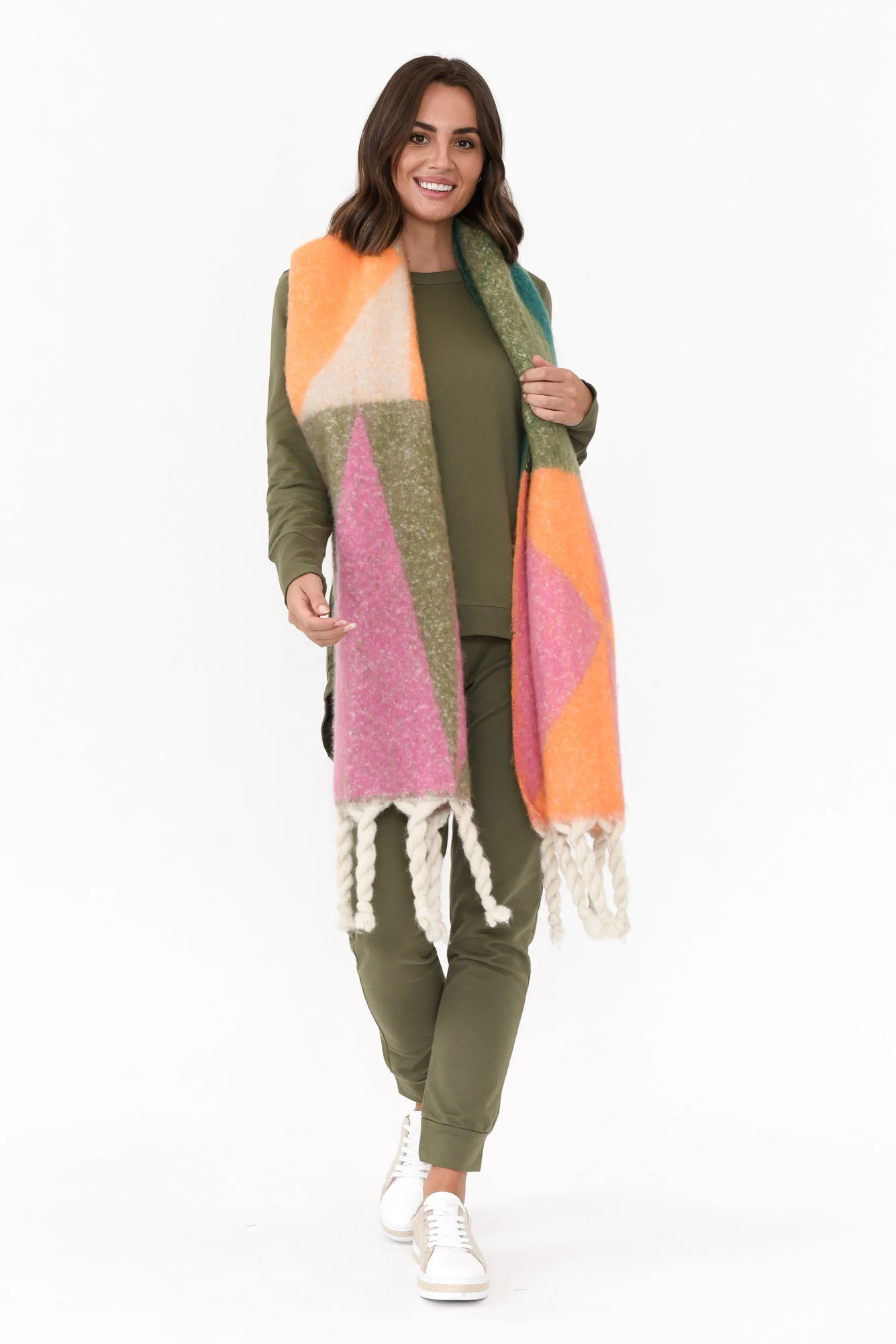 Dolly Khaki Cotton Jumper