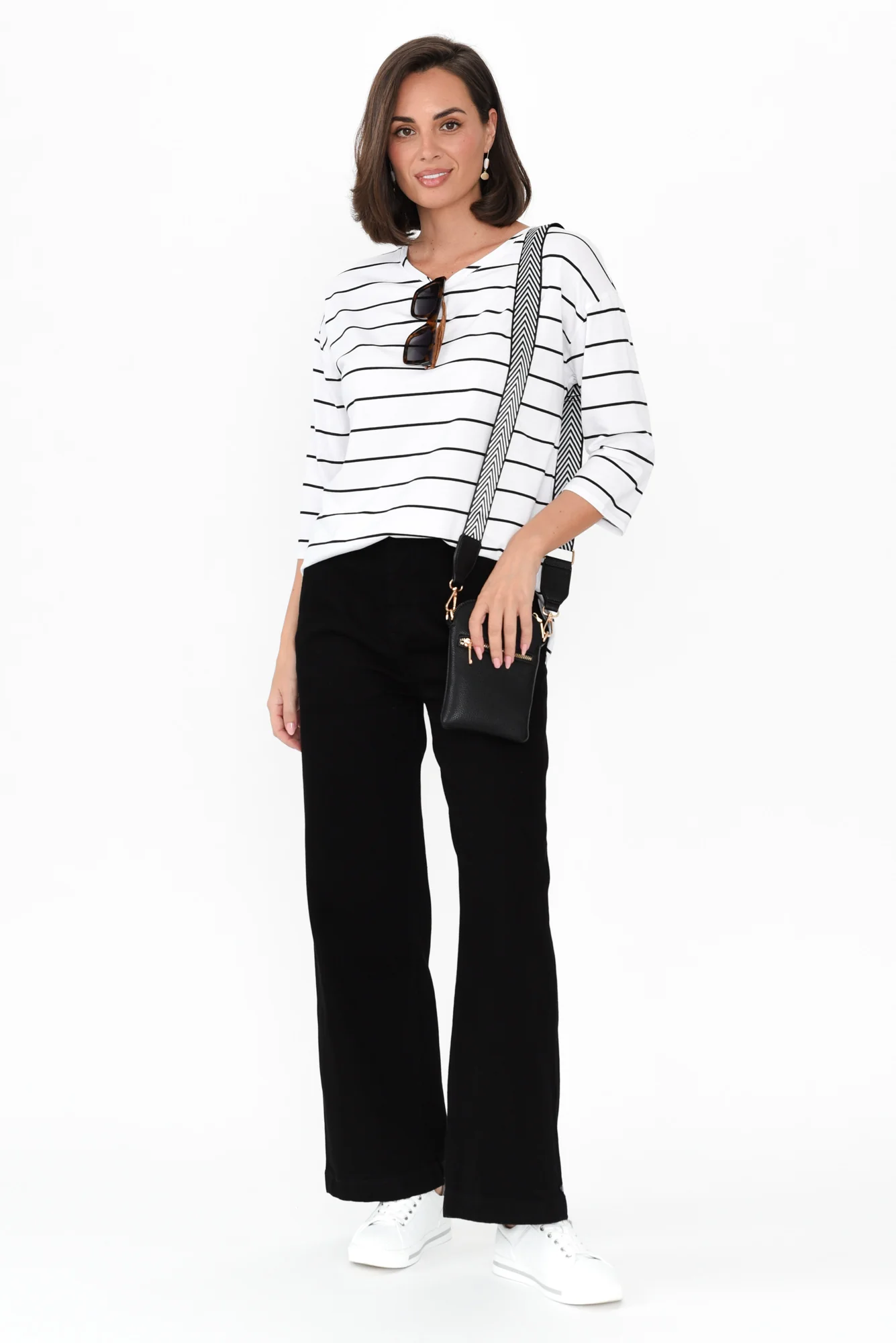 Izzy Black Wide Leg Jeans