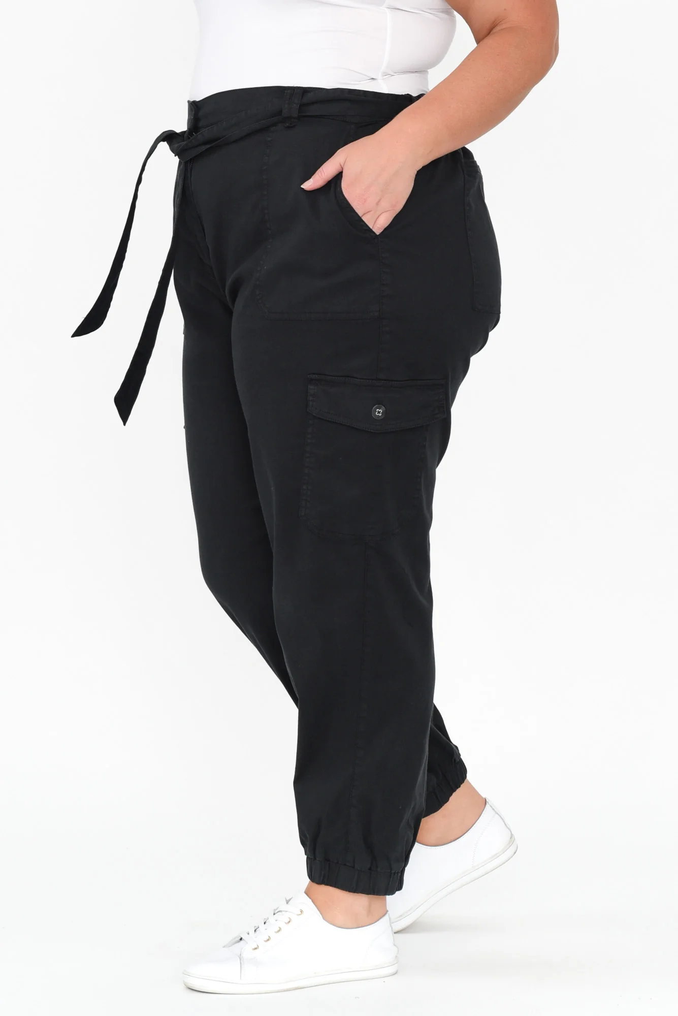 Canterbury Charcoal Lyocell Cargo Pants