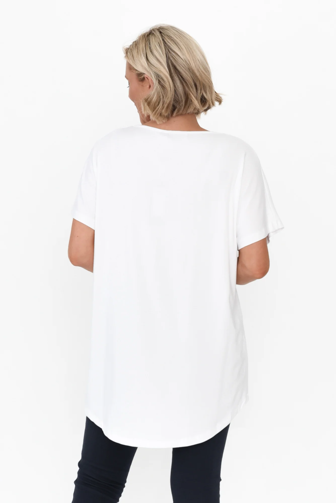 Danya White Bamboo Top