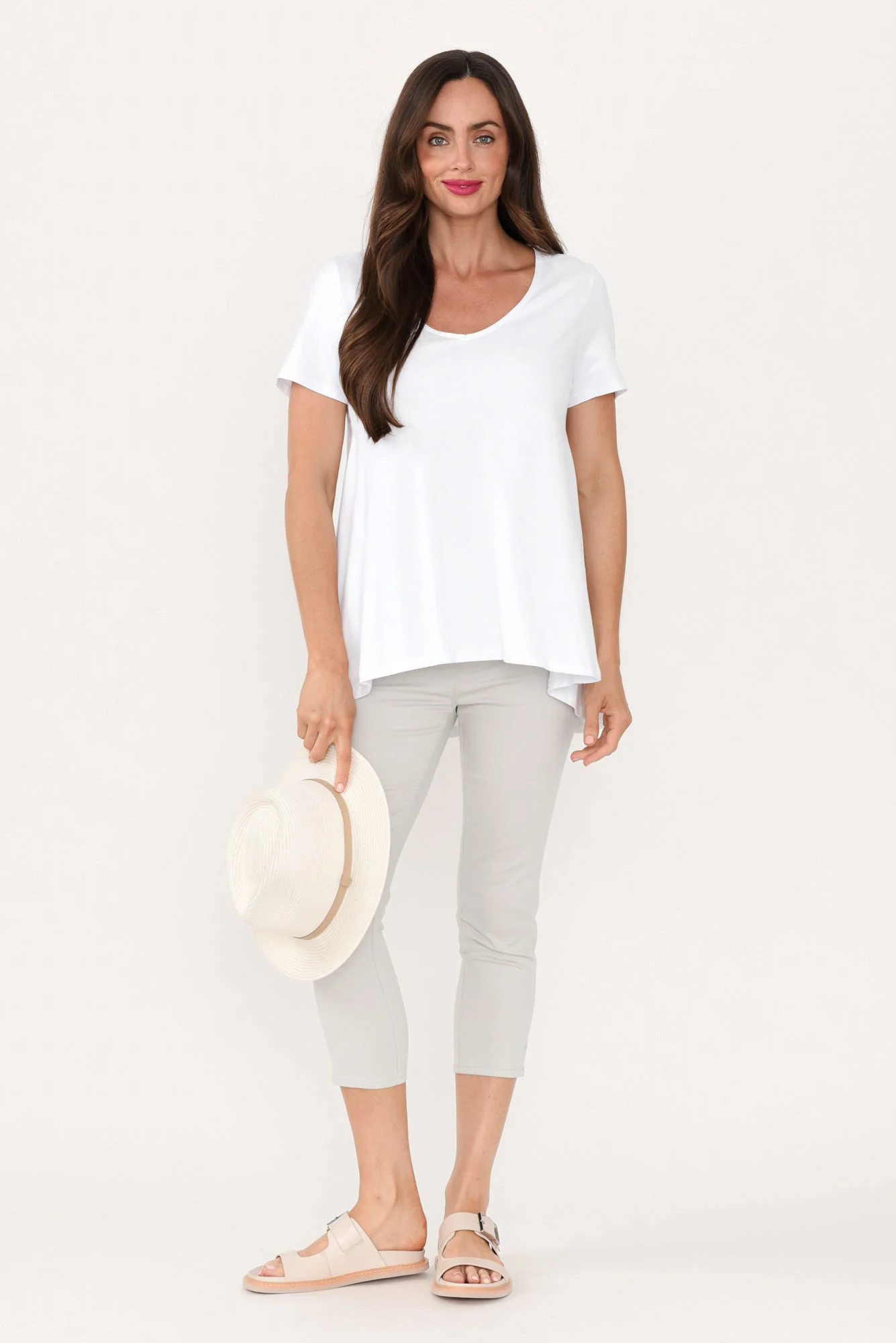 Montreal White Cotton Tee