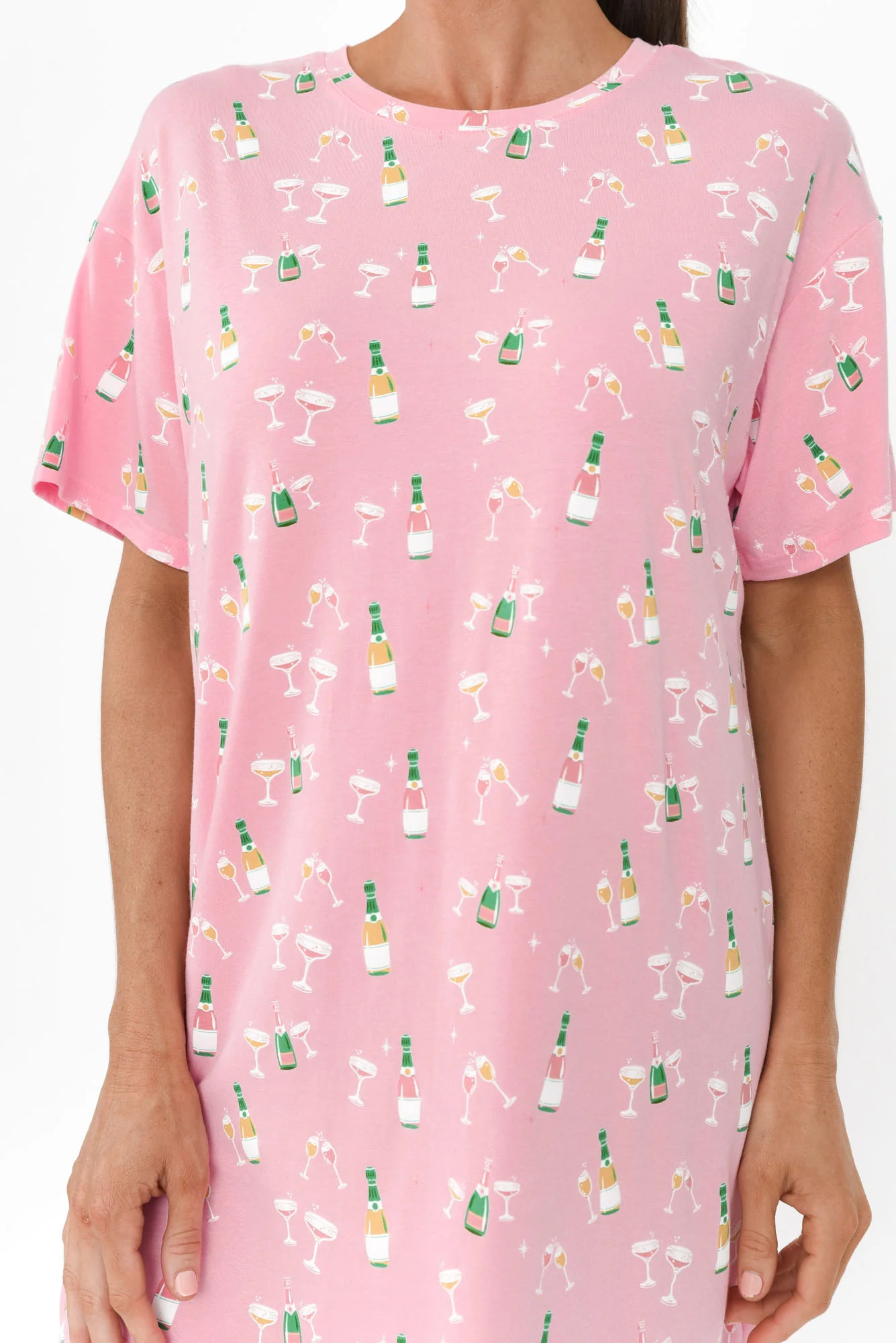 Collie Pink Champagne Bamboo Nightie