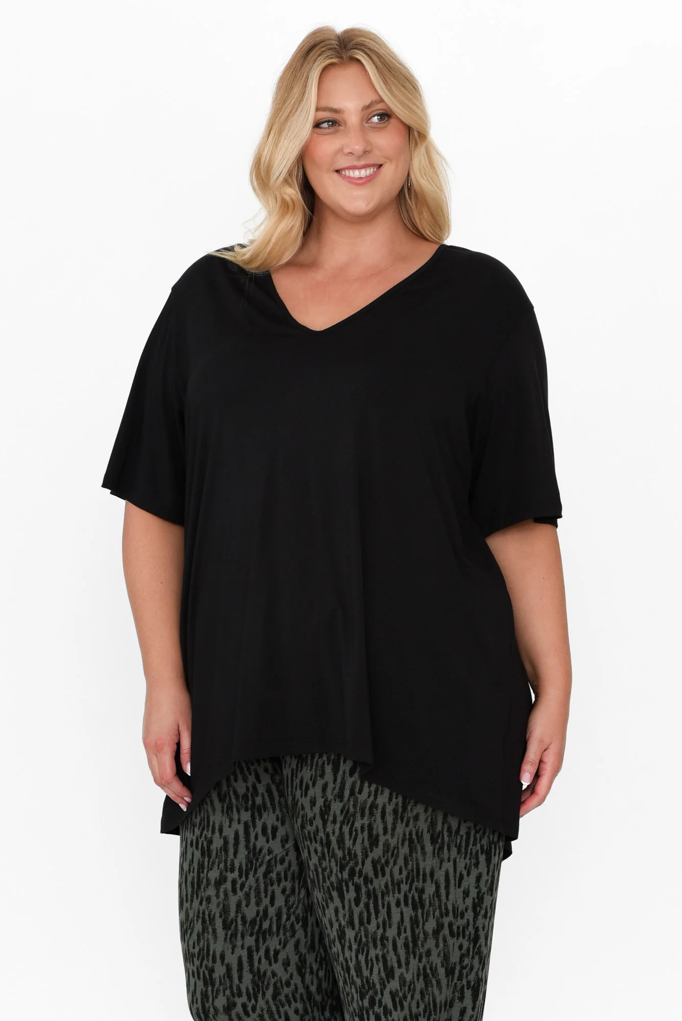 Novella Black Bamboo Top