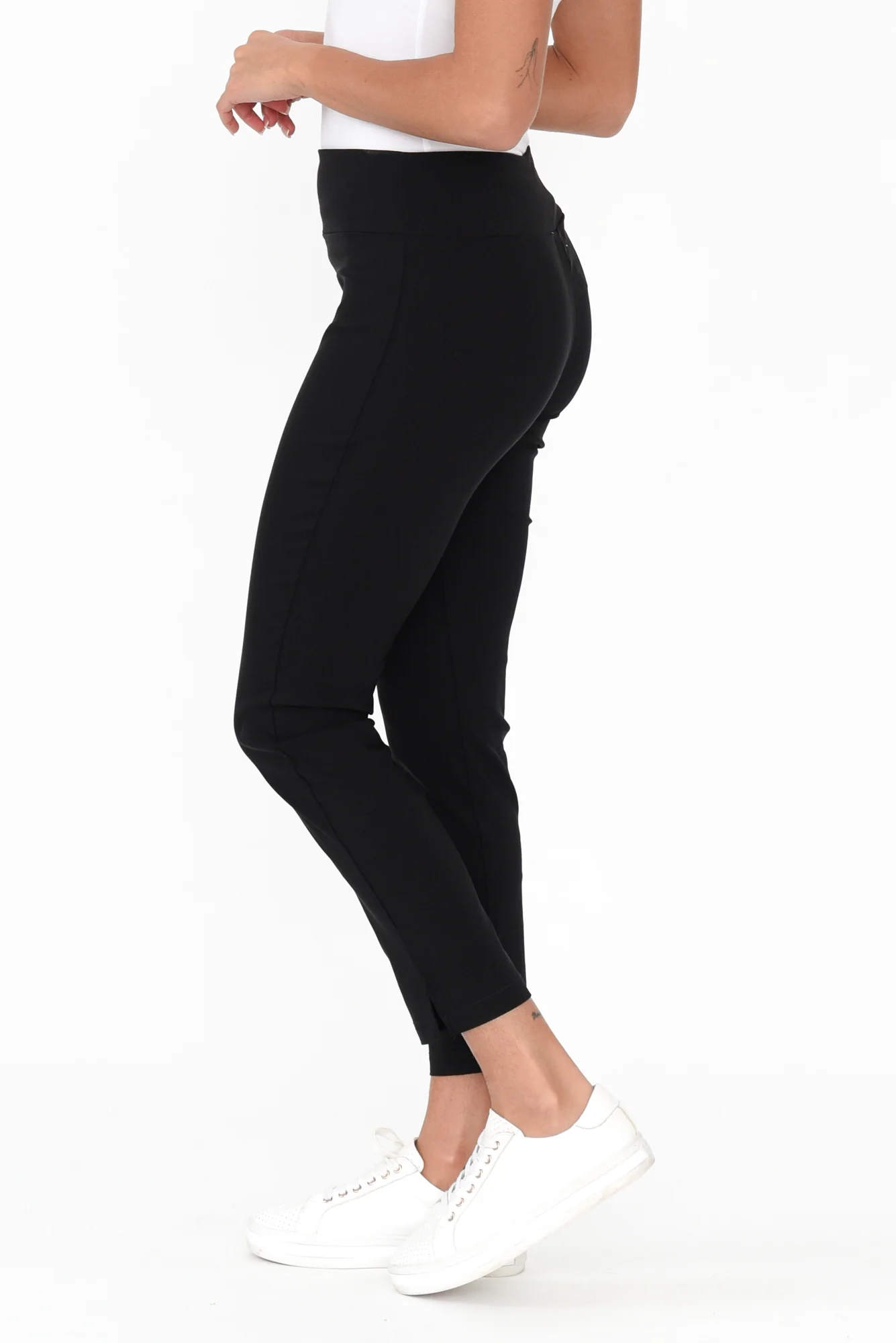 Marlin Black Slim Leg Pants