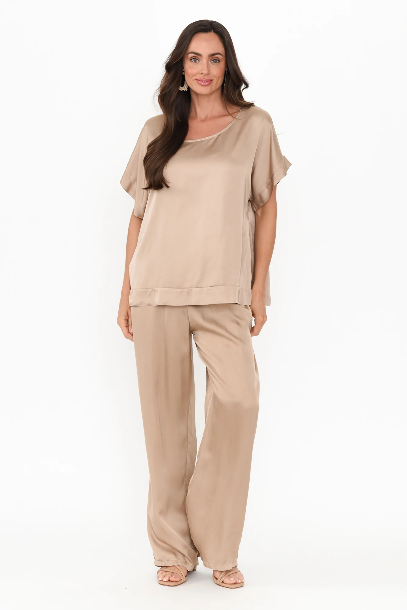 Selina Gold Scoop Neck Top