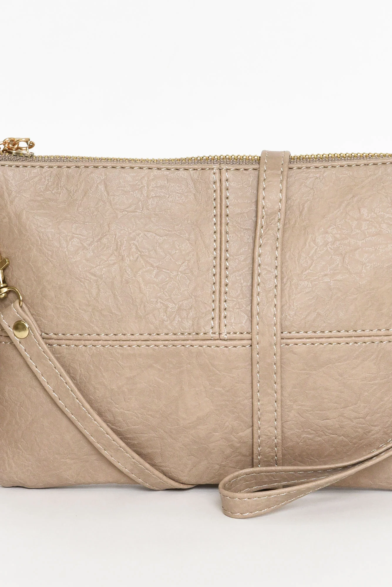 Brynn Stone Tassel Crossbody Bag