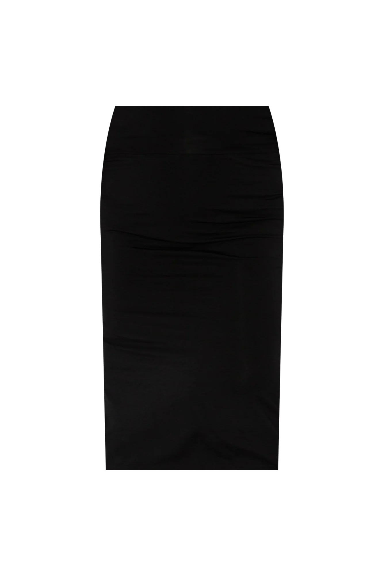 Black Bamboo Maxi Tube Skirt