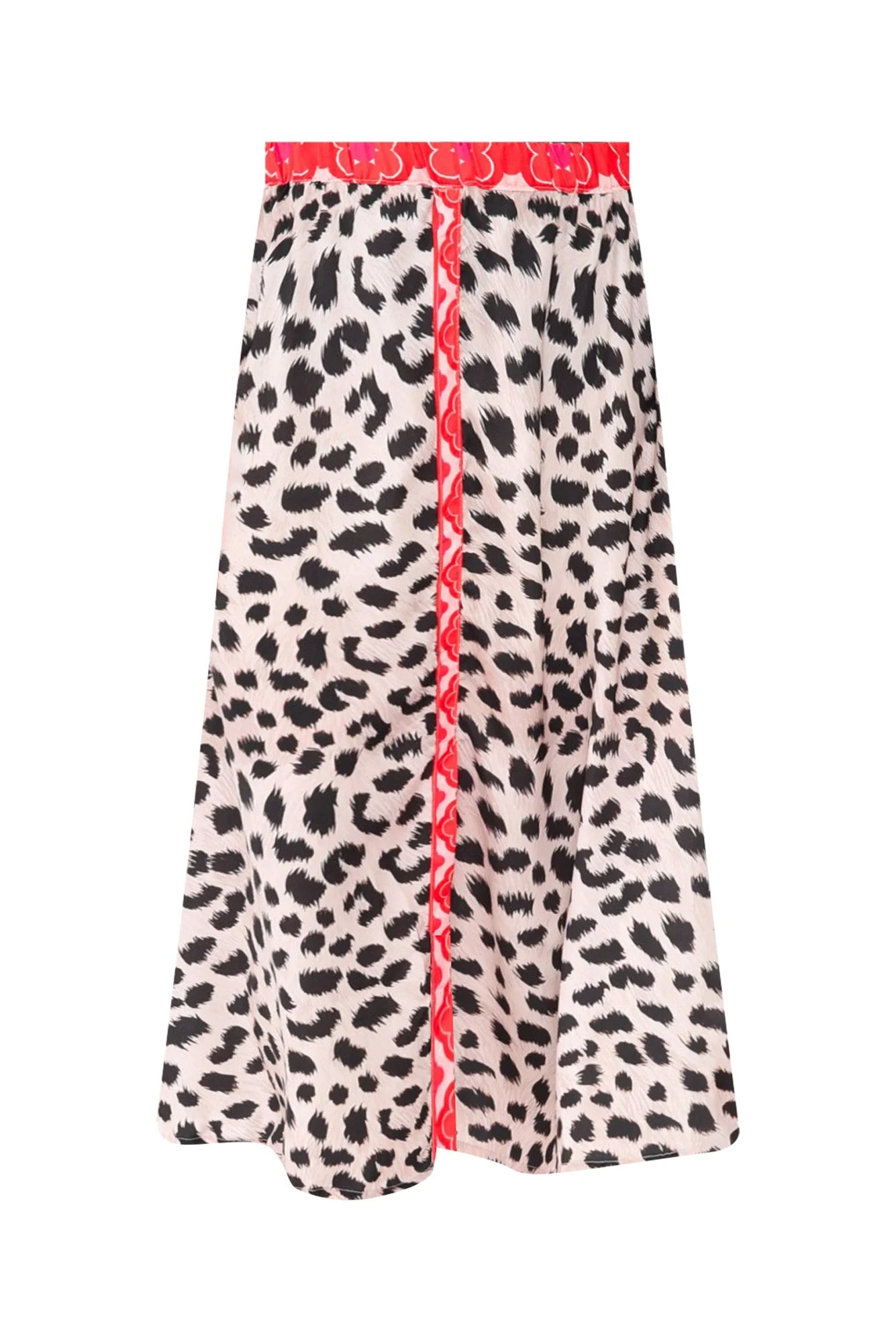 Sulky Red Leopard Skirt
