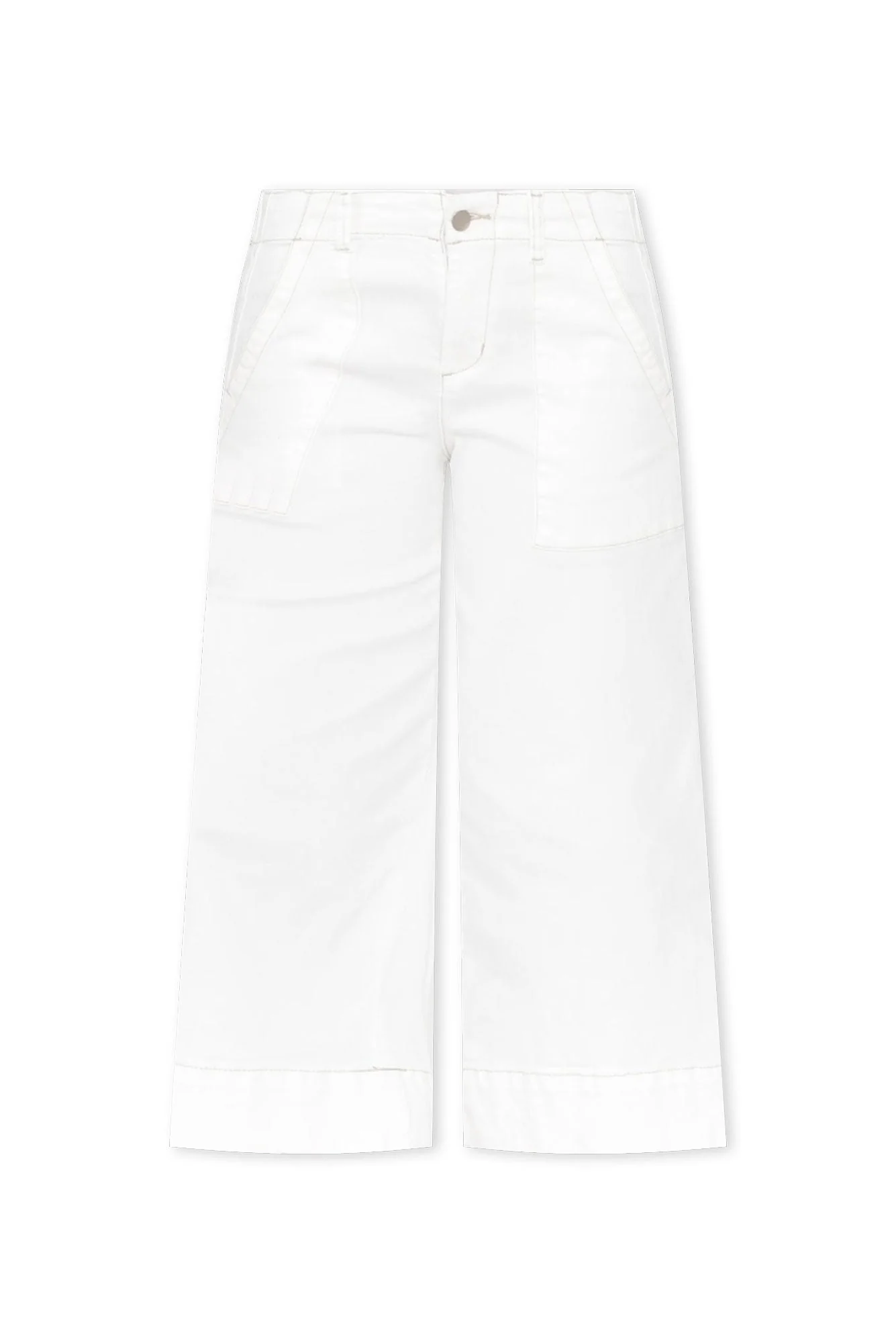 Narcy Ivory Wide Leg Jeans