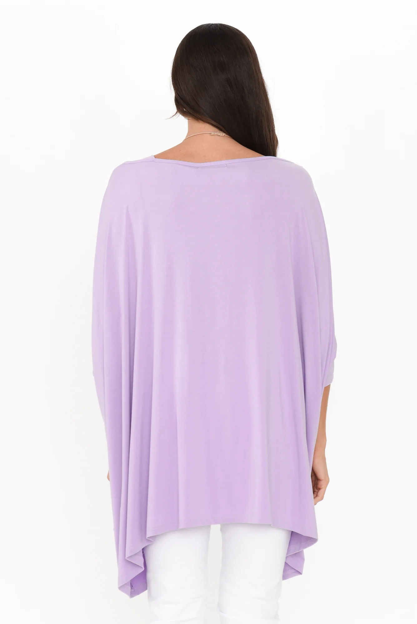 Kelsier Lilac Bamboo Batwing Top
