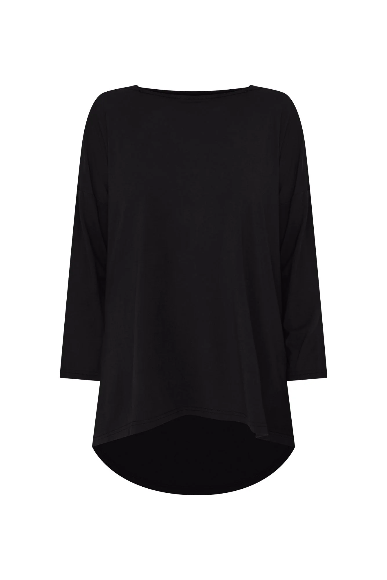 Anakin Black Hi Lo Bamboo Top