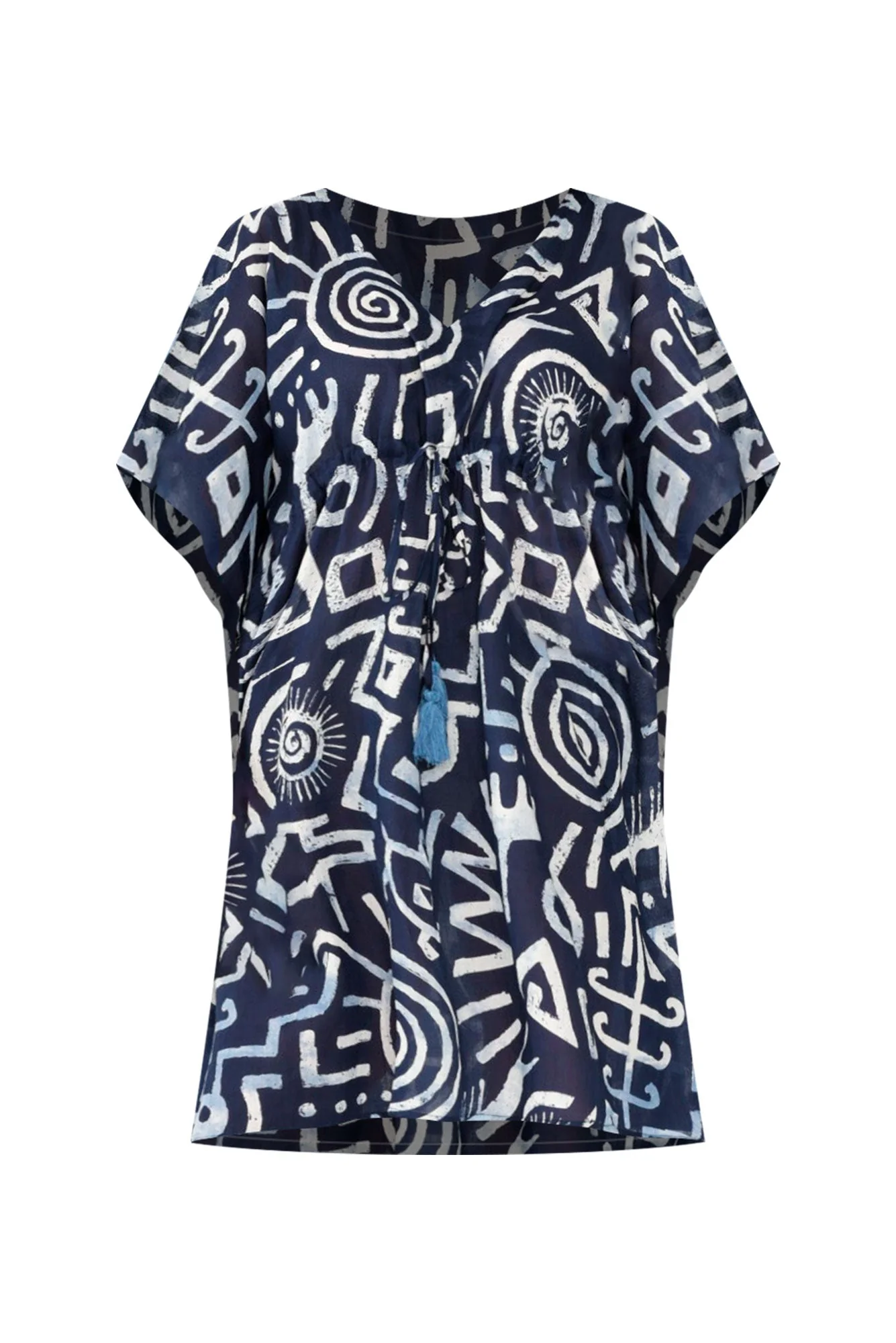 Isabel Blue Geo Cotton Kaftan