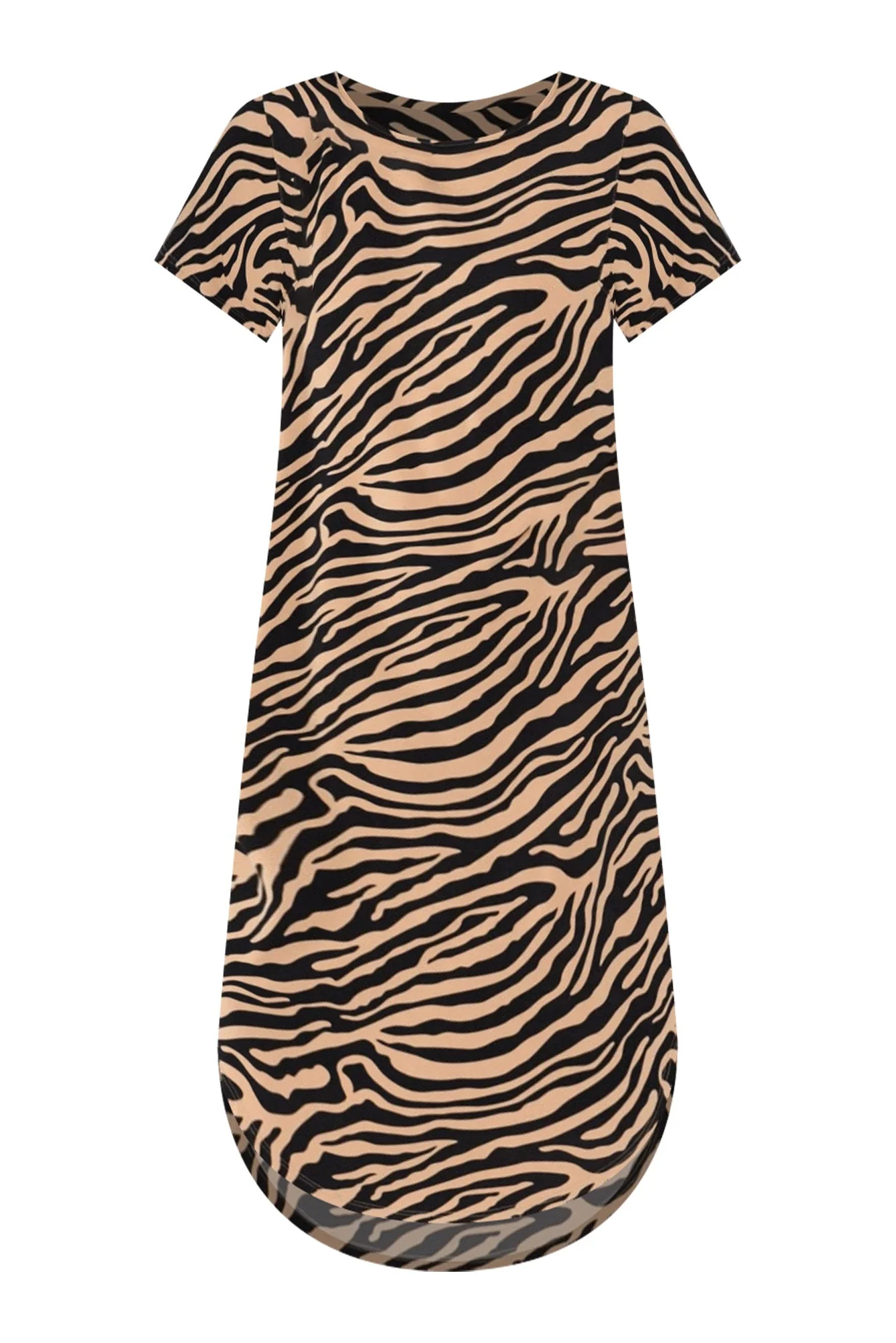 Ivy Tan Zebra Micro Modal Midi Dress