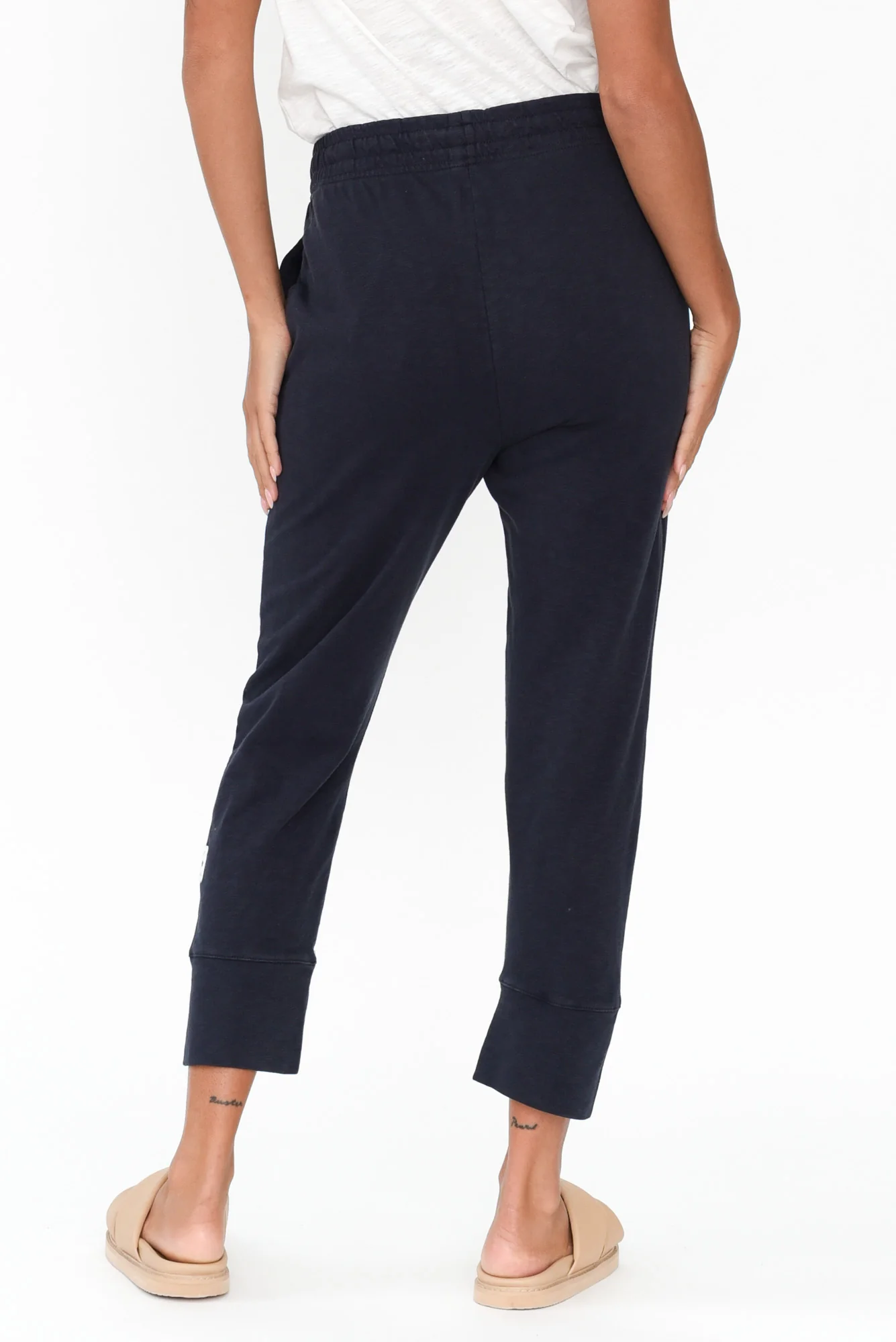 Fundamental Brunch Navy Cotton Pants