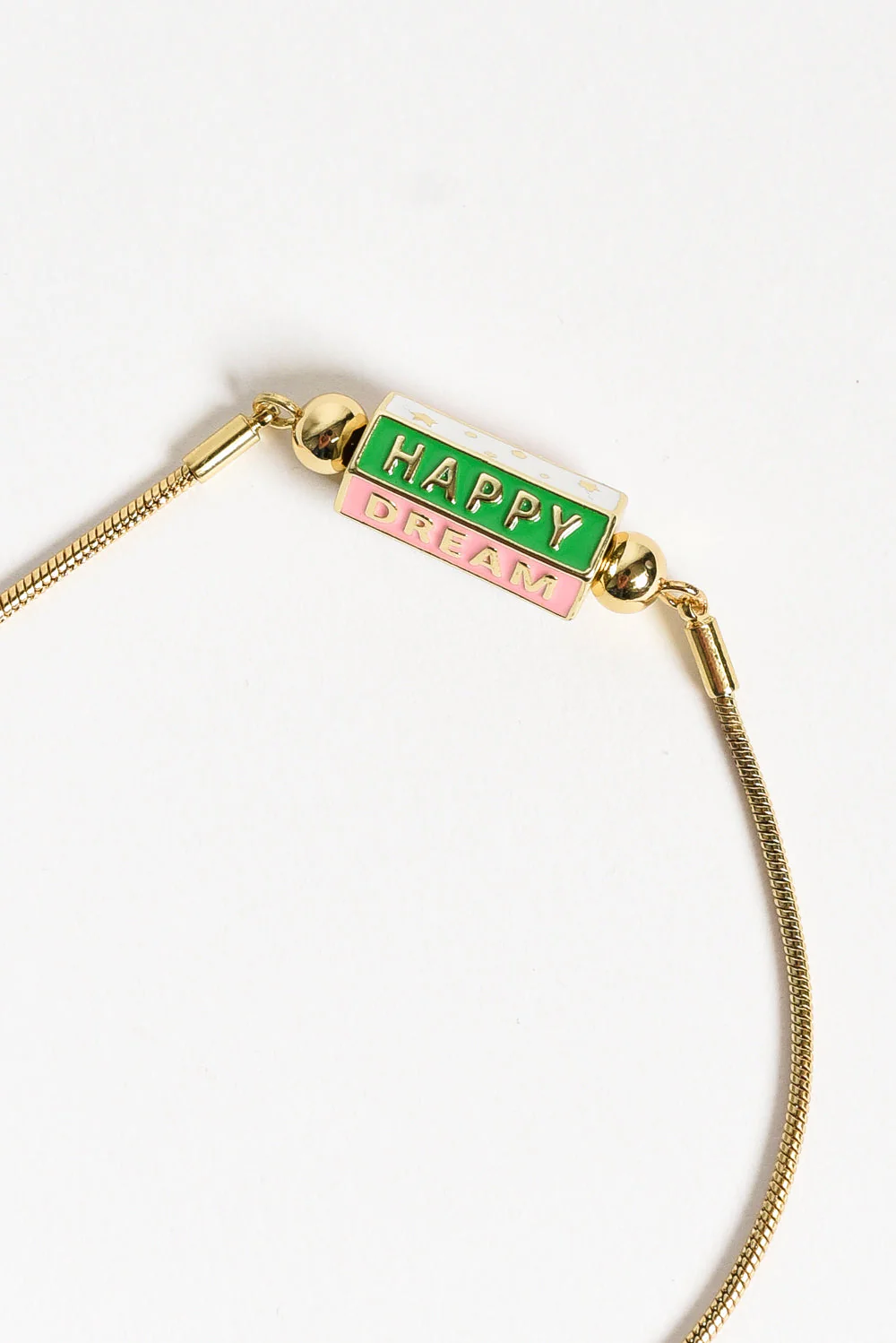 Besame Gold Happy Chain Bracelet
