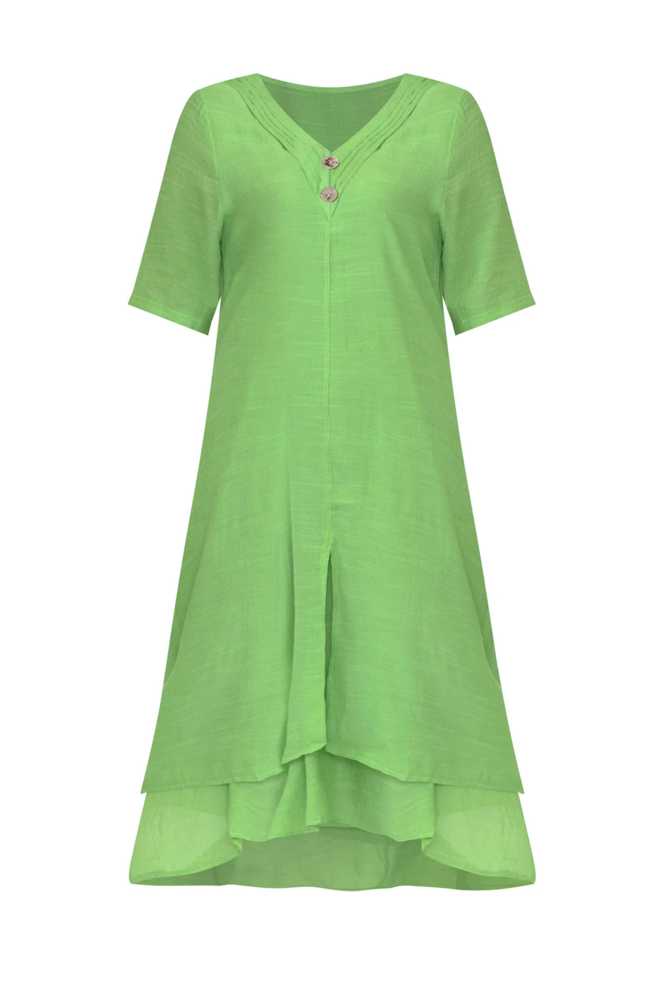 Nala Lime Layers Dress