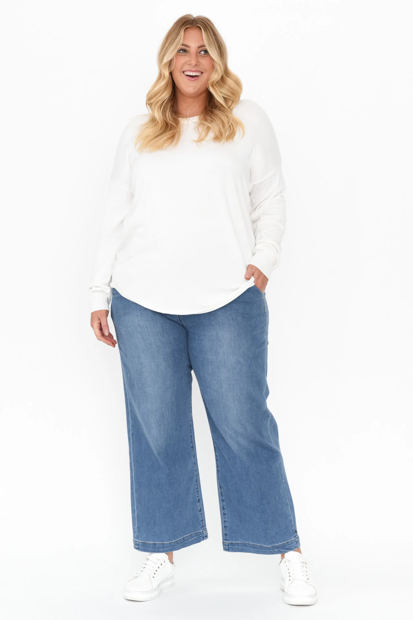 Izzy Light Blue Wide Leg Jeans