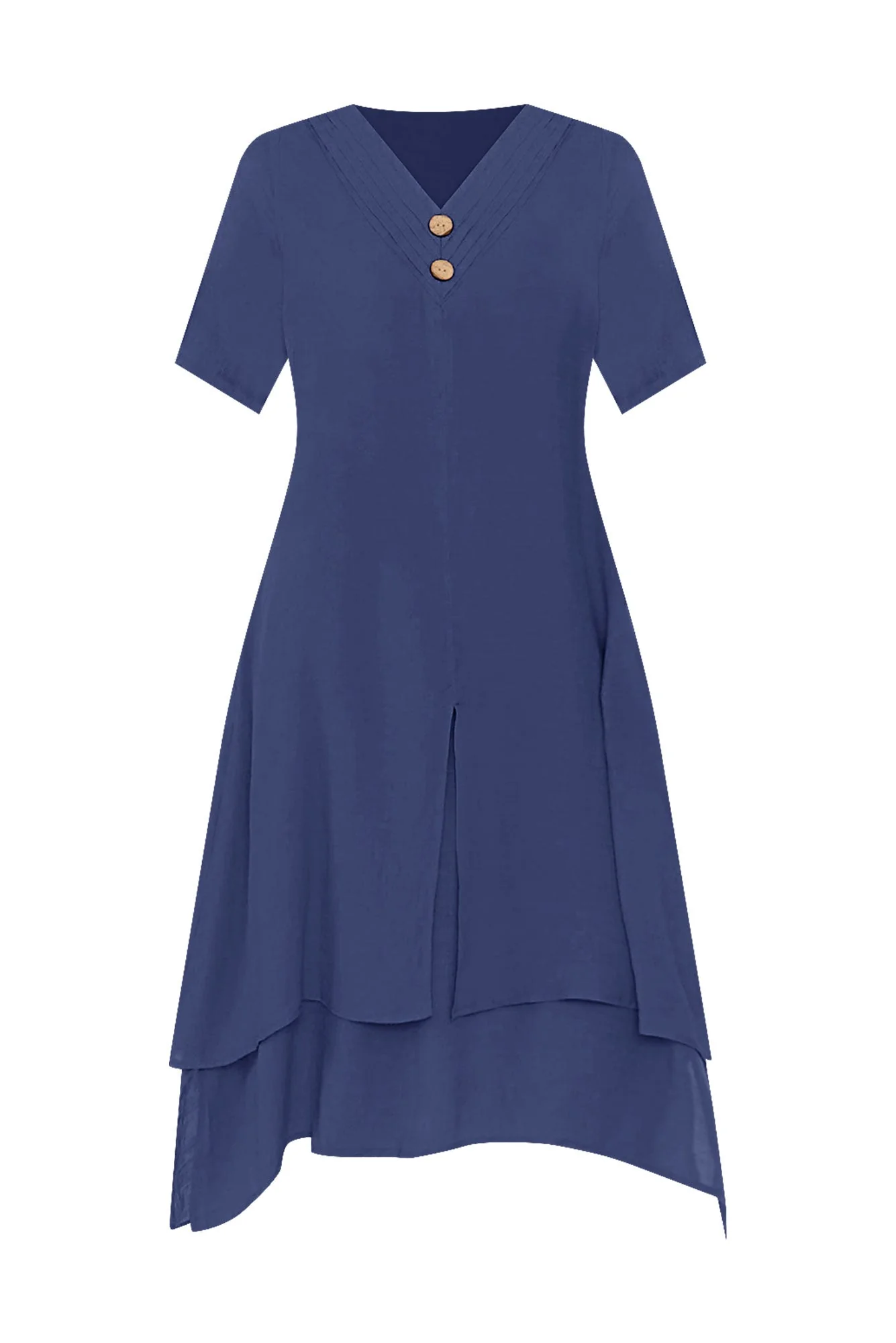 Nala Deep Blue Layers Dress
