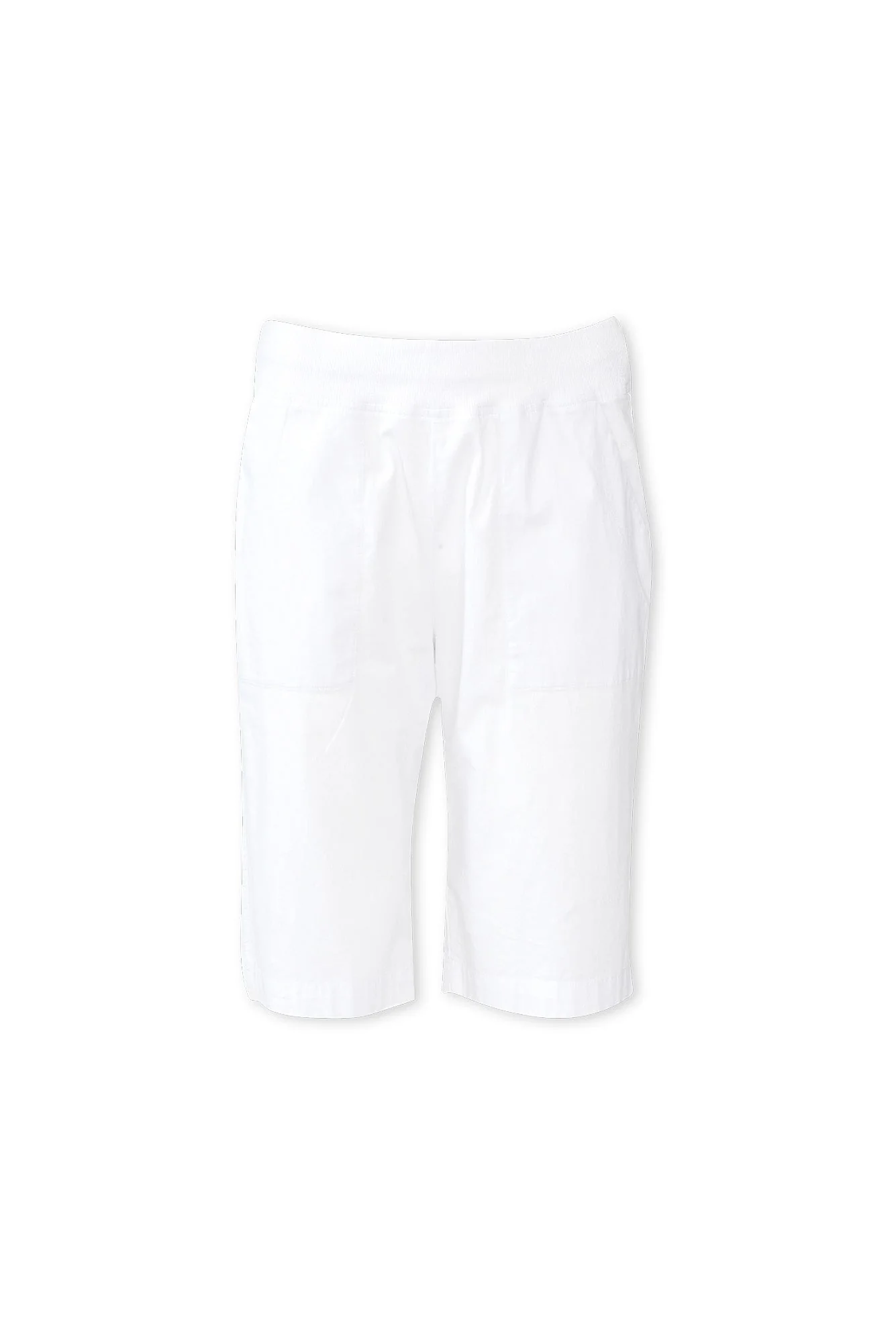 Wilson White Cotton Shorts