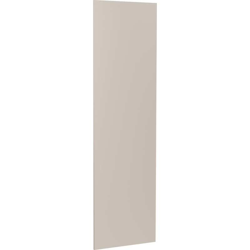 Kitchen Kit Flatpack Value Slab Kitchen Cabinet Larder End Matt Light Grey 2150mm