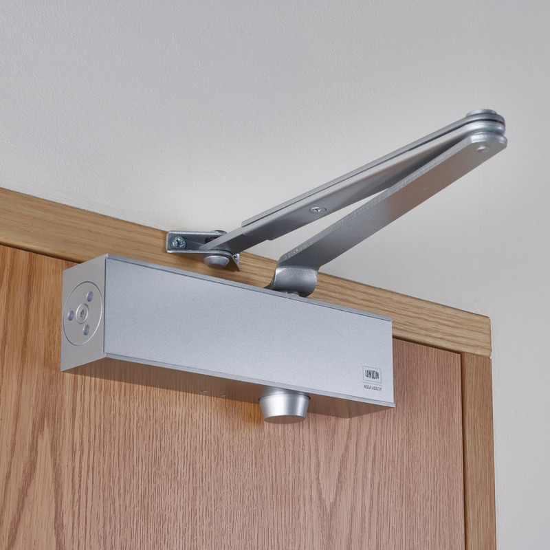 Union J-CE24V-SIL Rack & Pinion Closer