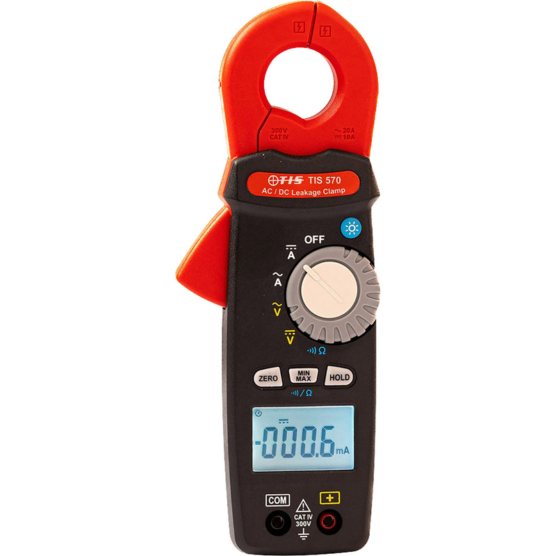 TIS AC/DC Earth Leakage Clamp Meter