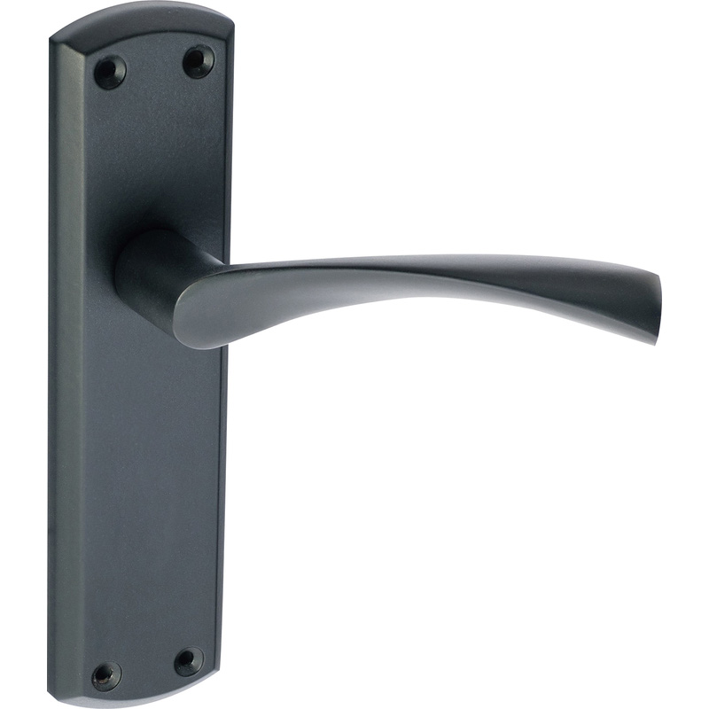 Eclipse Monza Door Handles Latch Matt Black