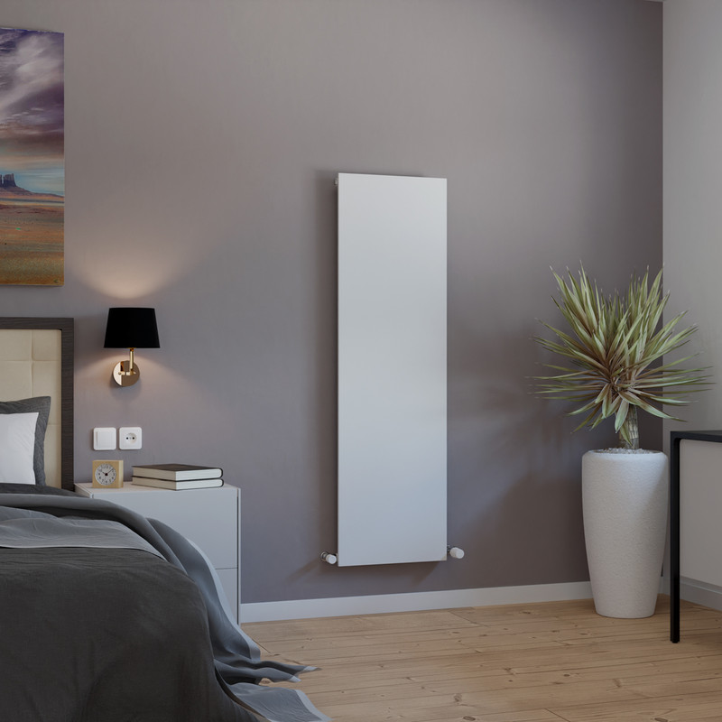 Ximax Oxford Plan Vertical Designer Radiator 1500 x 445mm 1945Btu White