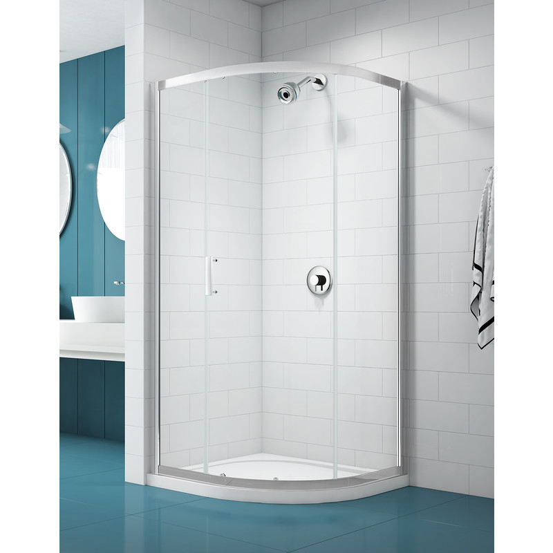 Merlyn NIX Sliding 1 Door Quadrant Shower Enclosure 900 x 900mm