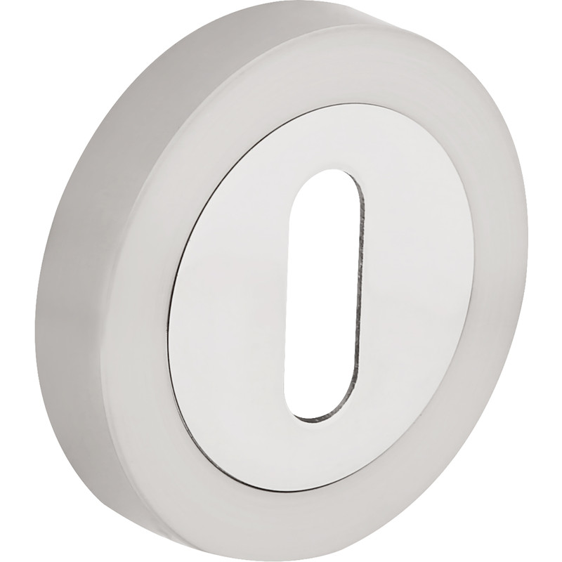 Lock Escutcheon Dual Tone Nickel