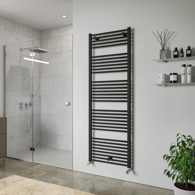 Ximax York Designer Towel Radiator 1728 x 600mm 2980Btu Anthracite