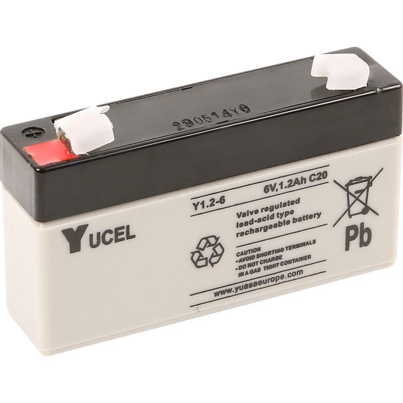 Sealed Lead Acid Battery 6V 1.2Ah 97 x 24 x 58mm