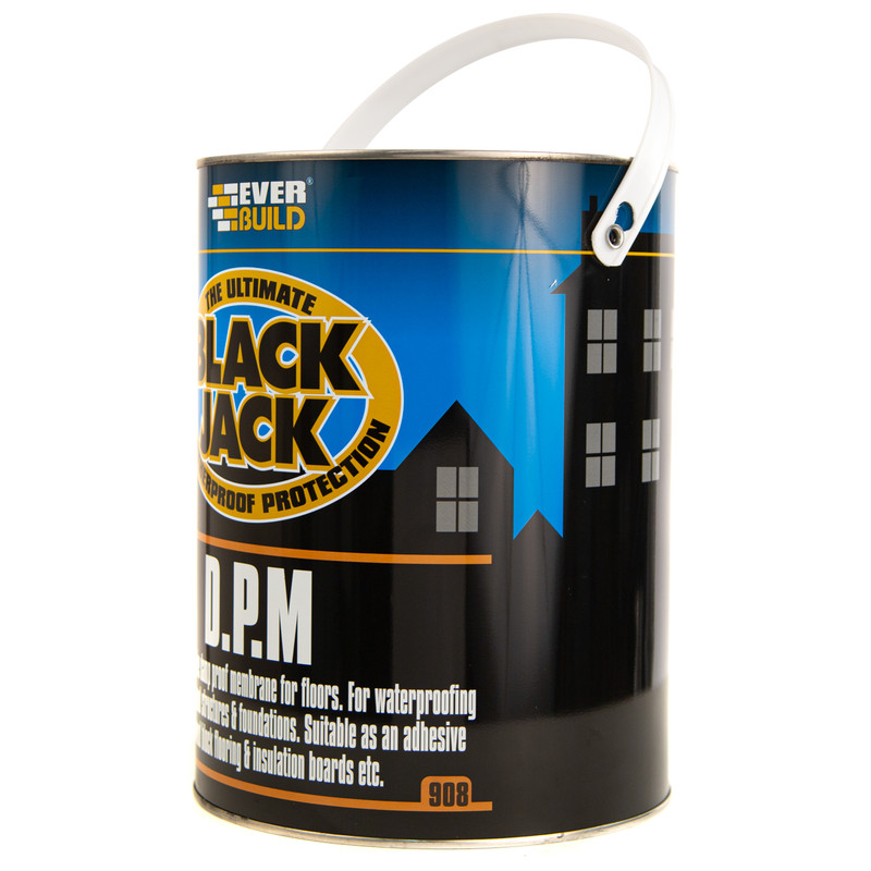 Everbuild Black Jack Damp Proof Membrane 5L