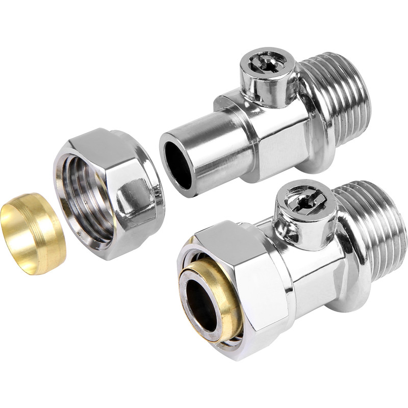 650 Isolating Radiator Tails 15mm x 1/2"