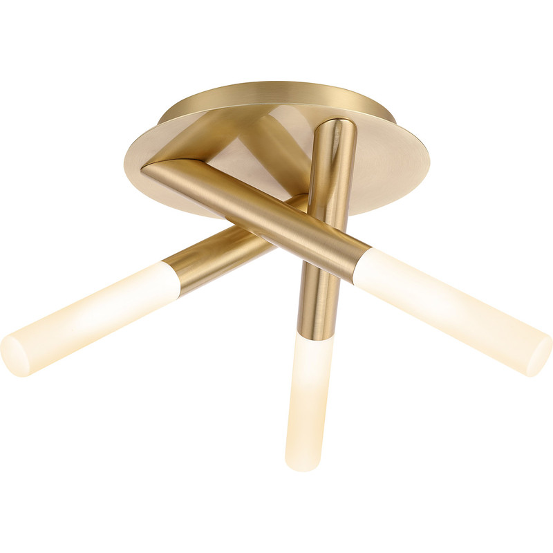 Spa Crux Flush Light Satin Brass