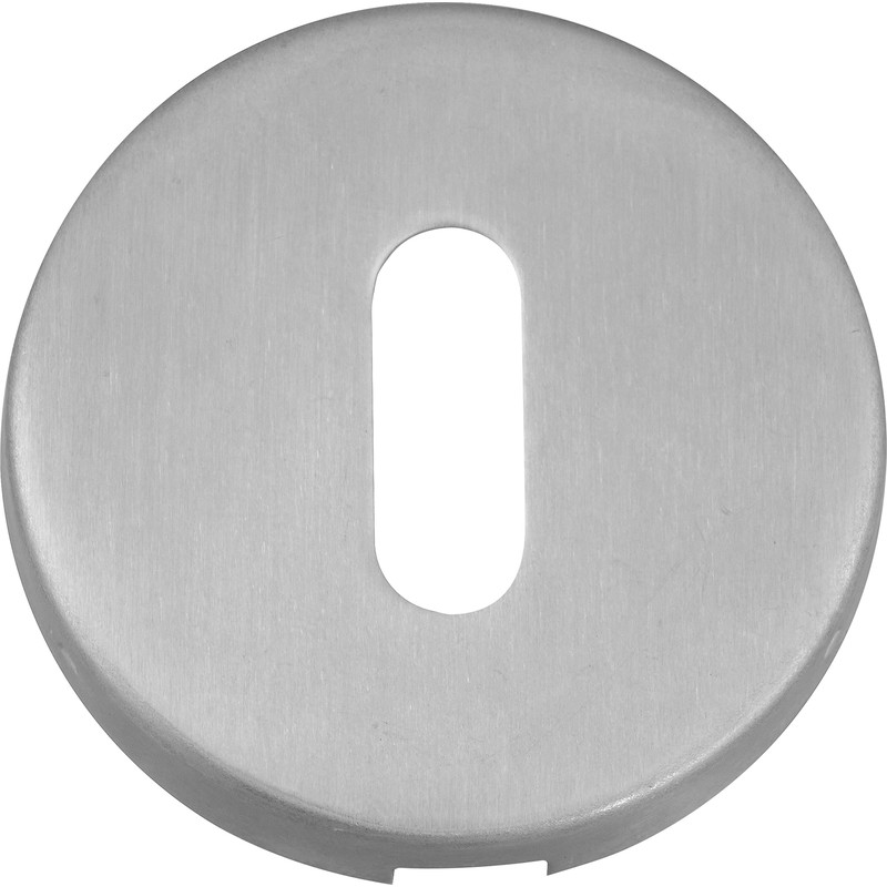 Stainless Steel Key Escutcheon Satin 52x8mm
