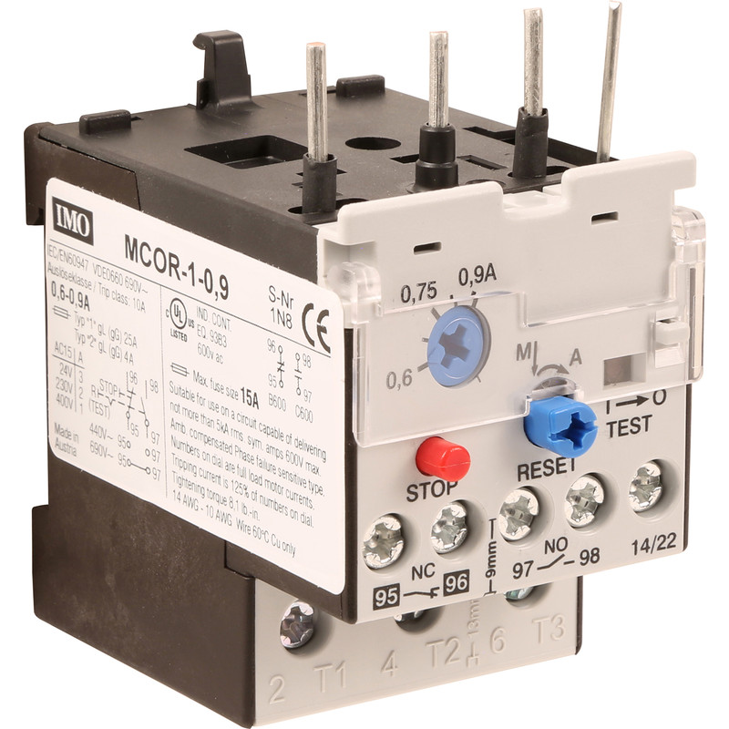 IMO Overload Relay 0.6 To 0.9A