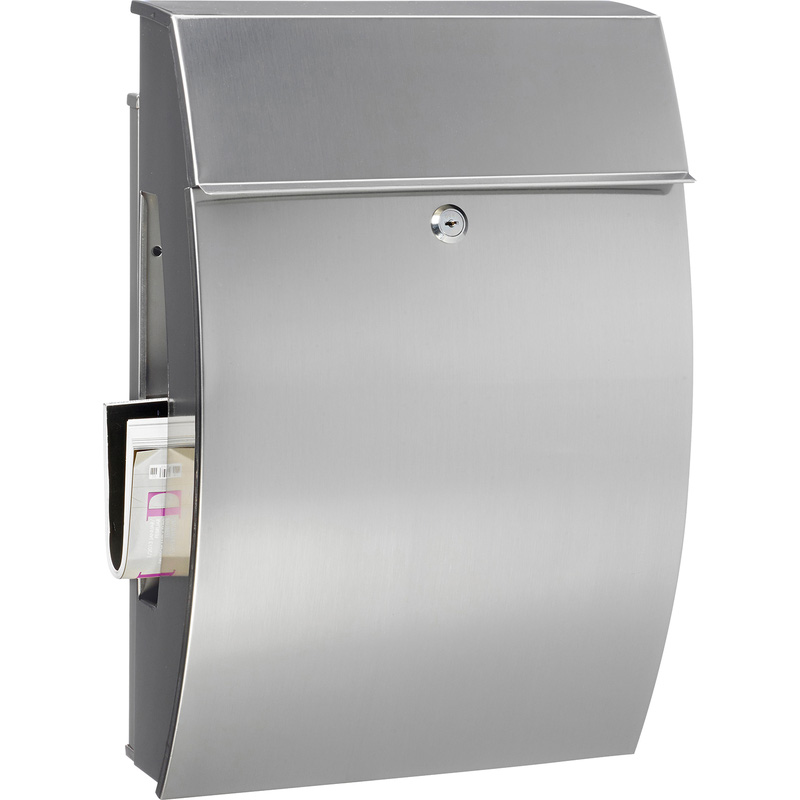 Burg-Wachter Hamburg Post Box Stainless Steel