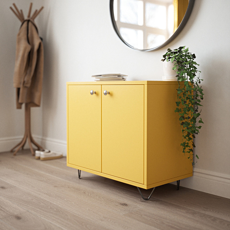 Rothley 2-Pin Hairpin Leg 100mm Gun Metal